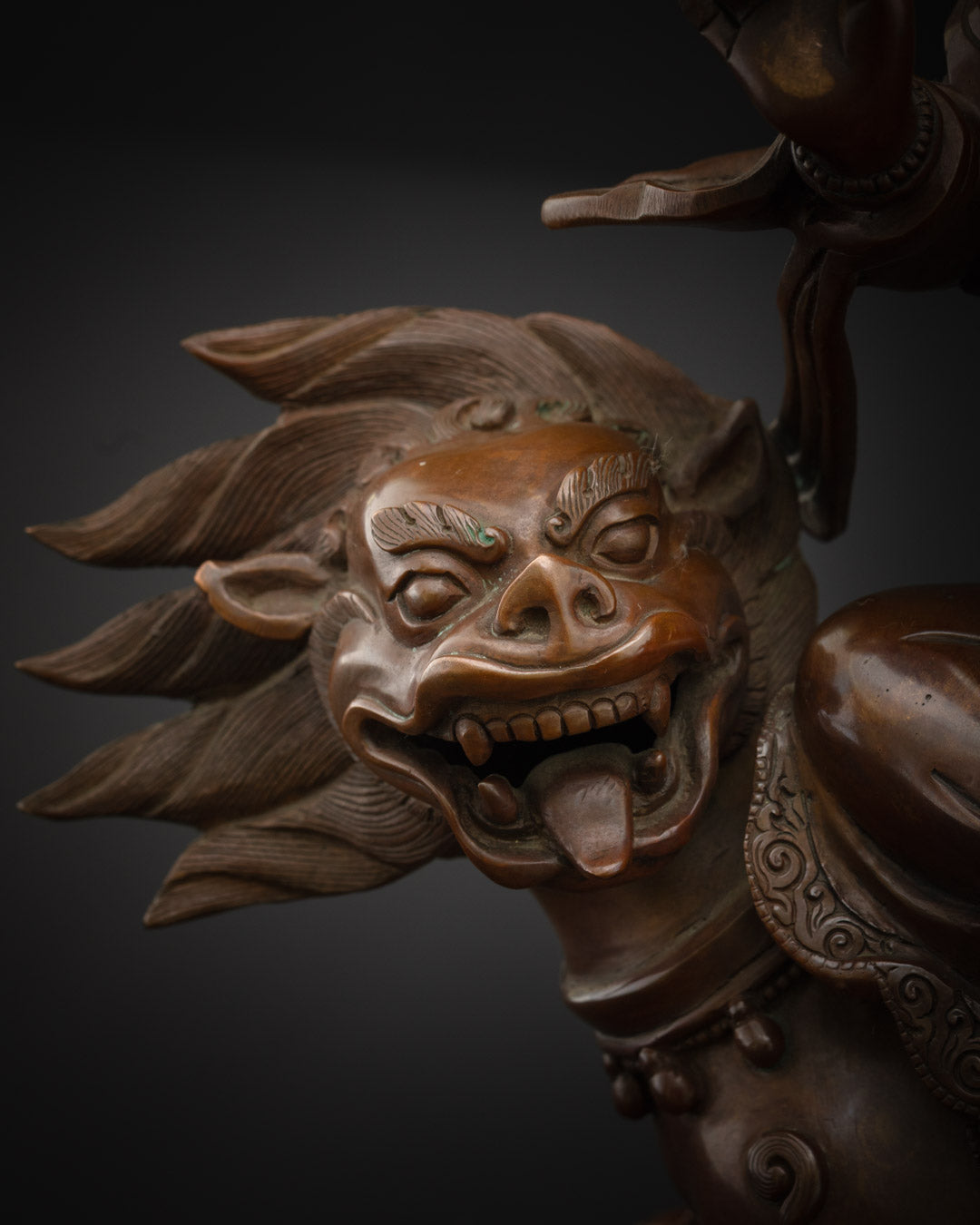 Oxidized Statue of Namtoshe or Vaishravana | Guardian of Wealth