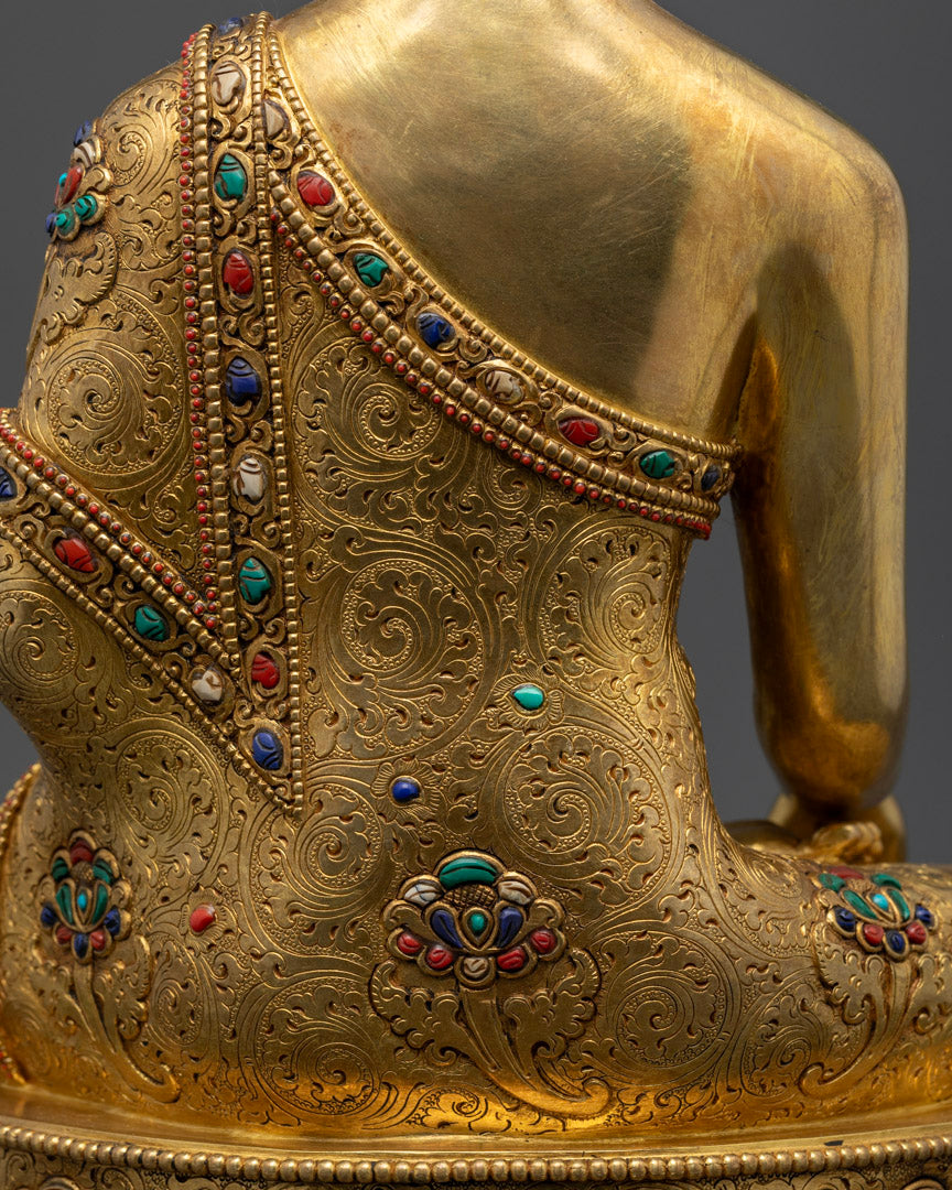 Happy Shakyamuni Buddha Statue | Tibetan Himalayan Buddha