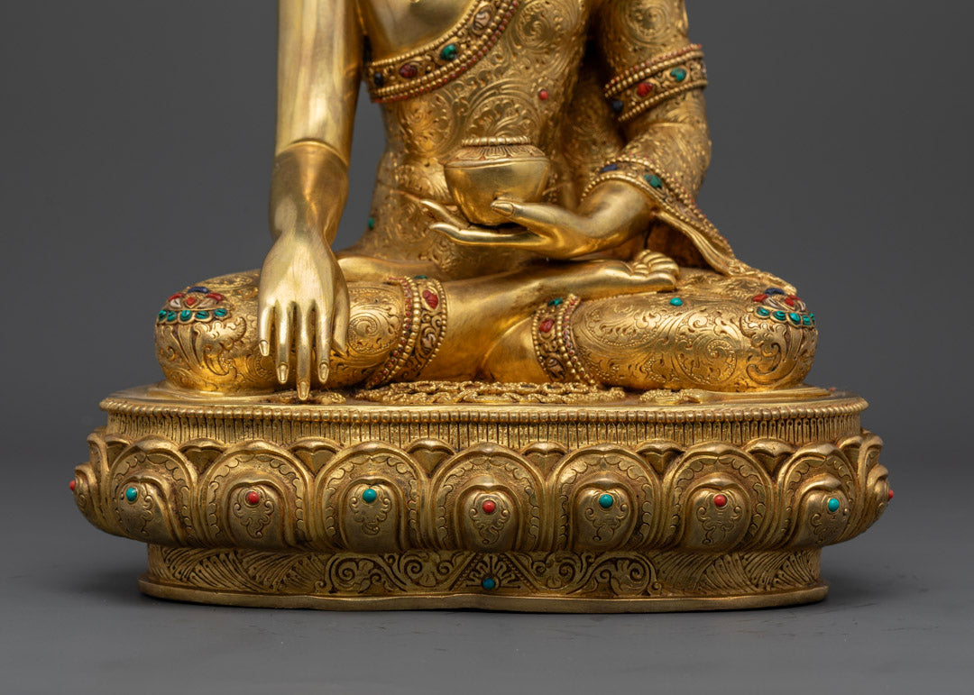 Happy Shakyamuni Buddha Statue | Tibetan Himalayan Buddha