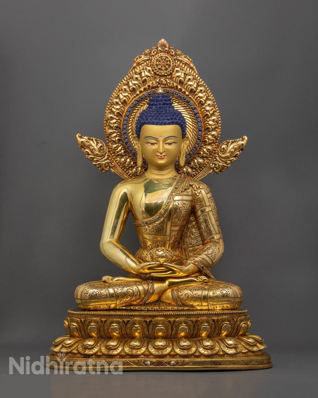 Nepalese Crafted Amitabha Buddha Statue