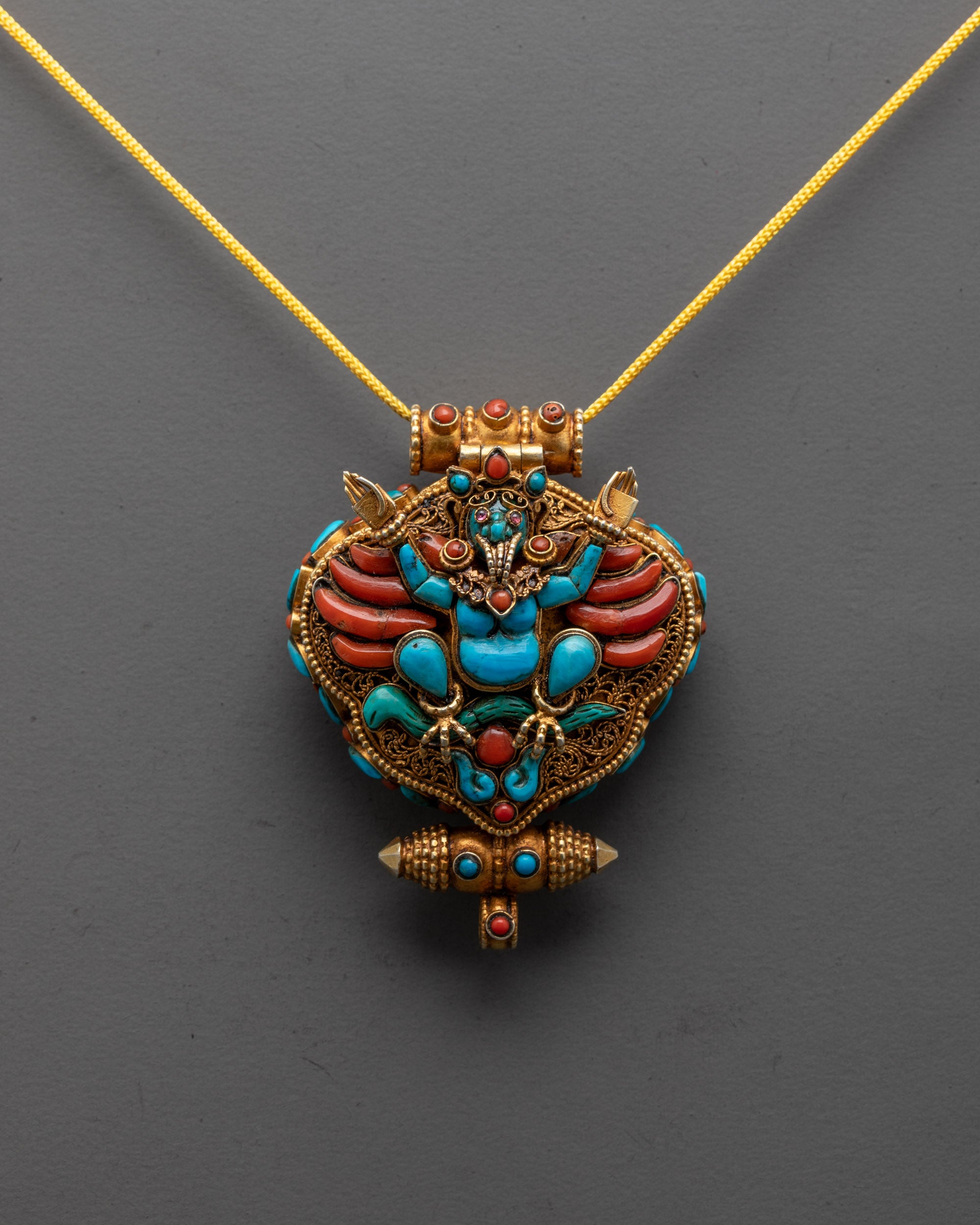 Nepalese Garuda Locket | Spiritual Jewelry