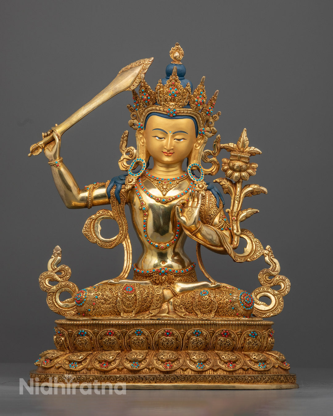 Nepalese Manjushri Statue | Bodhisattva of Wisdom
