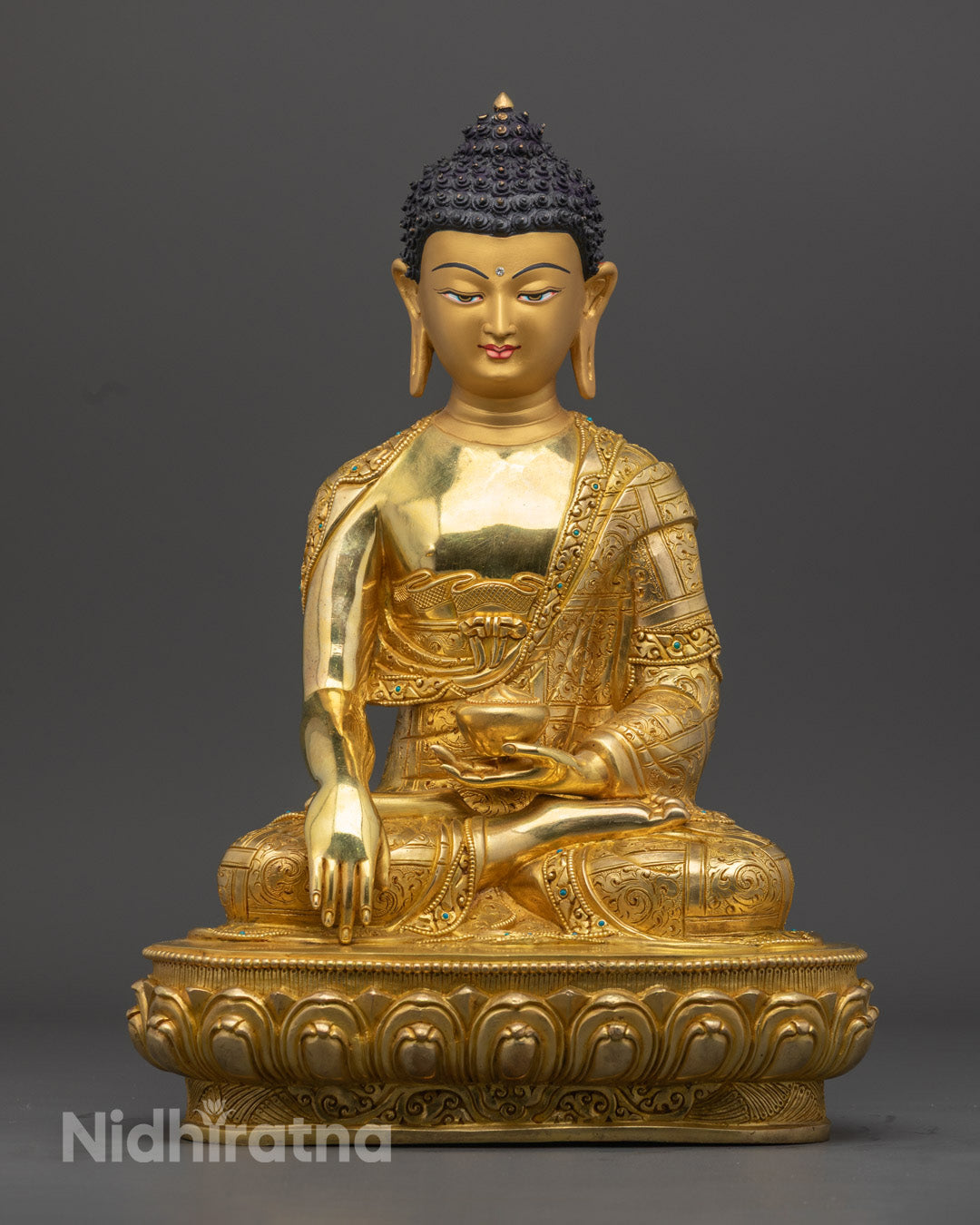 Nepalese Shakyamuni Buddha Statue | Handmade Buddhist Art