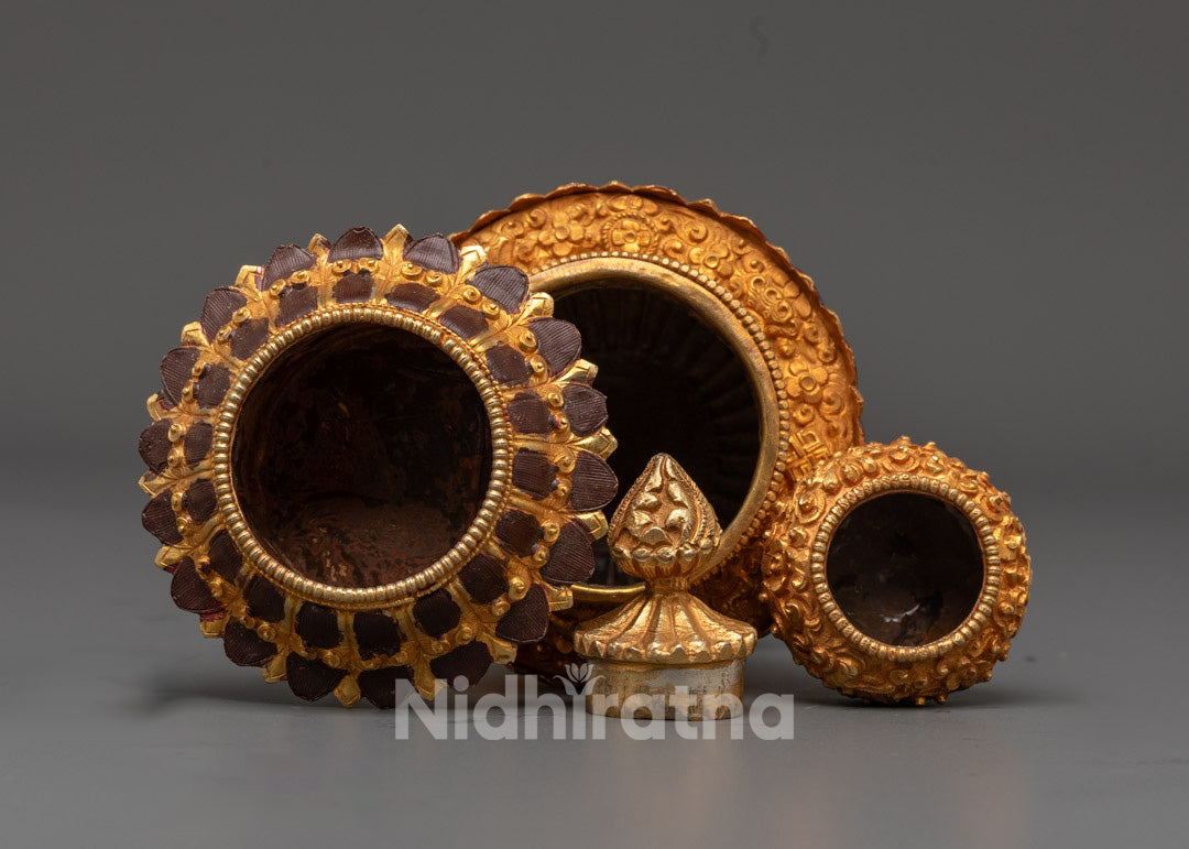 Traditional Buddhist Rice Pot | Ritual Objects