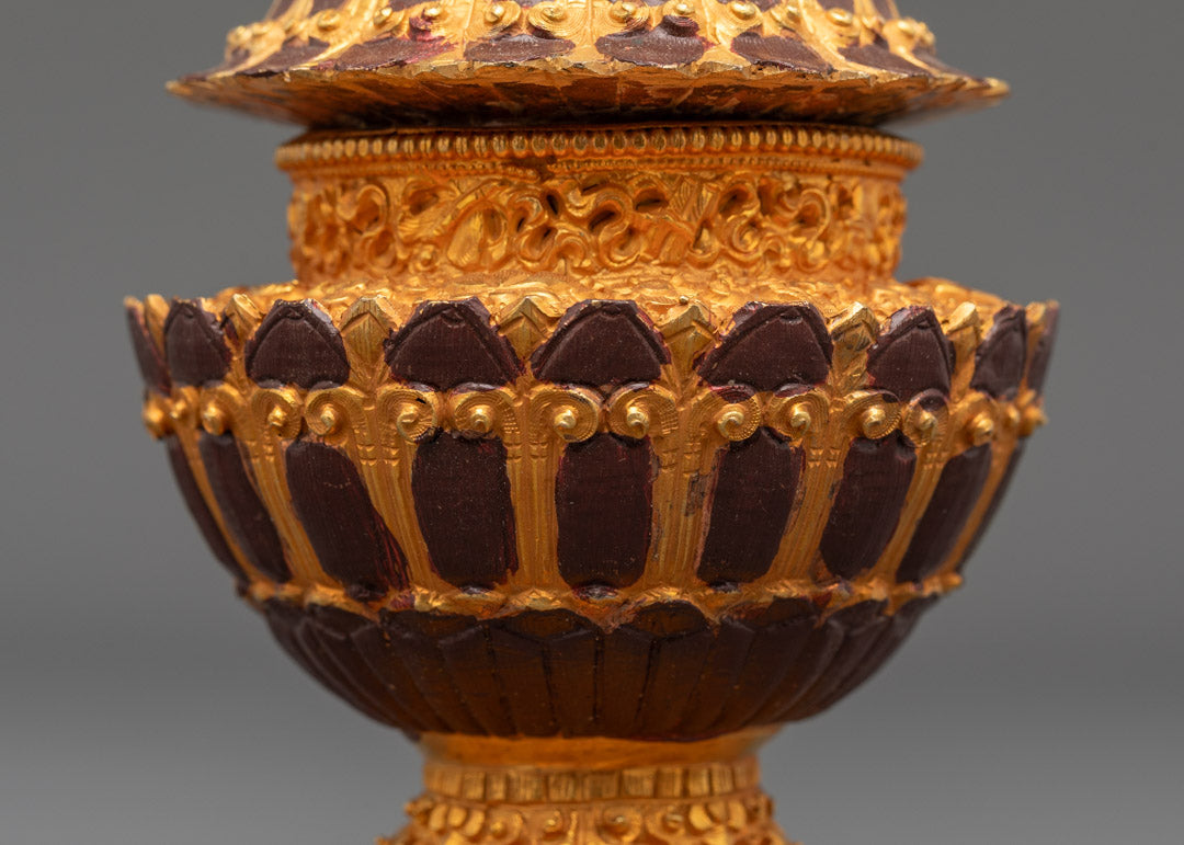 Traditional Buddhist Rice Pot | Ritual Objects