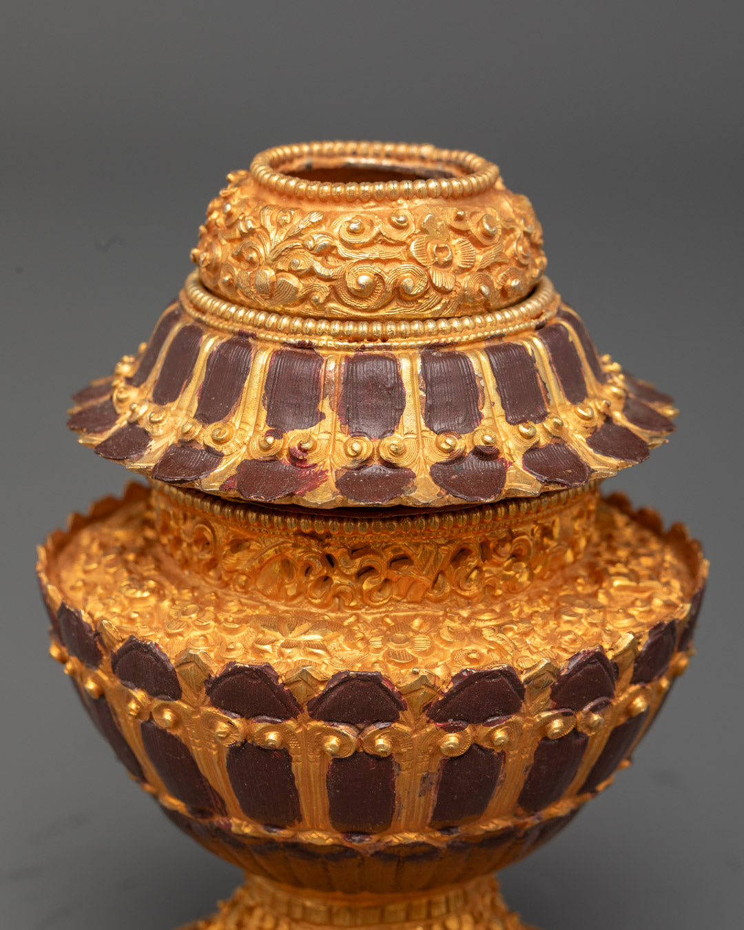 Traditional Buddhist Rice Pot | Ritual Objects