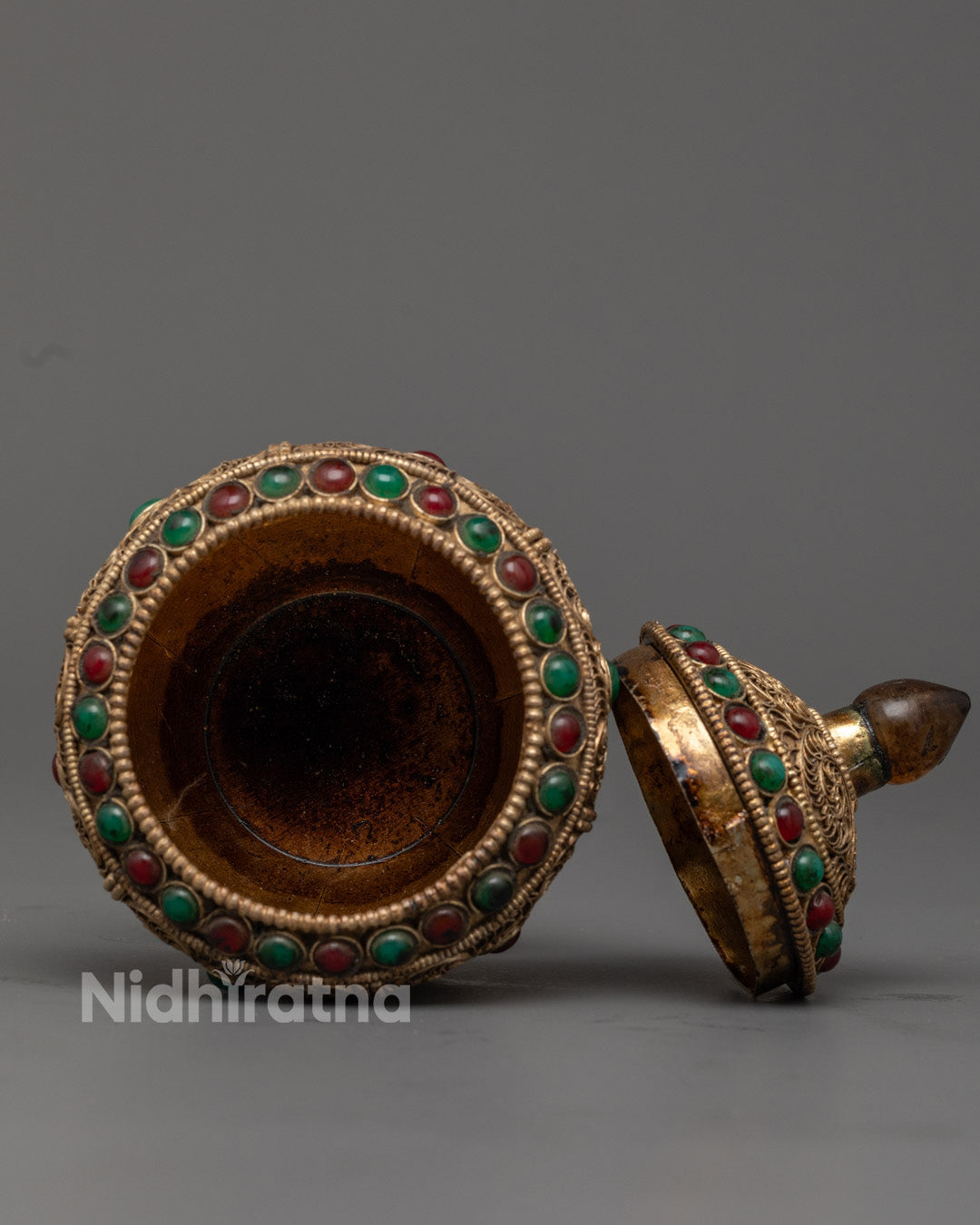 Traditional Himalayan Puja Vessel | Ethnic Ritual Containers