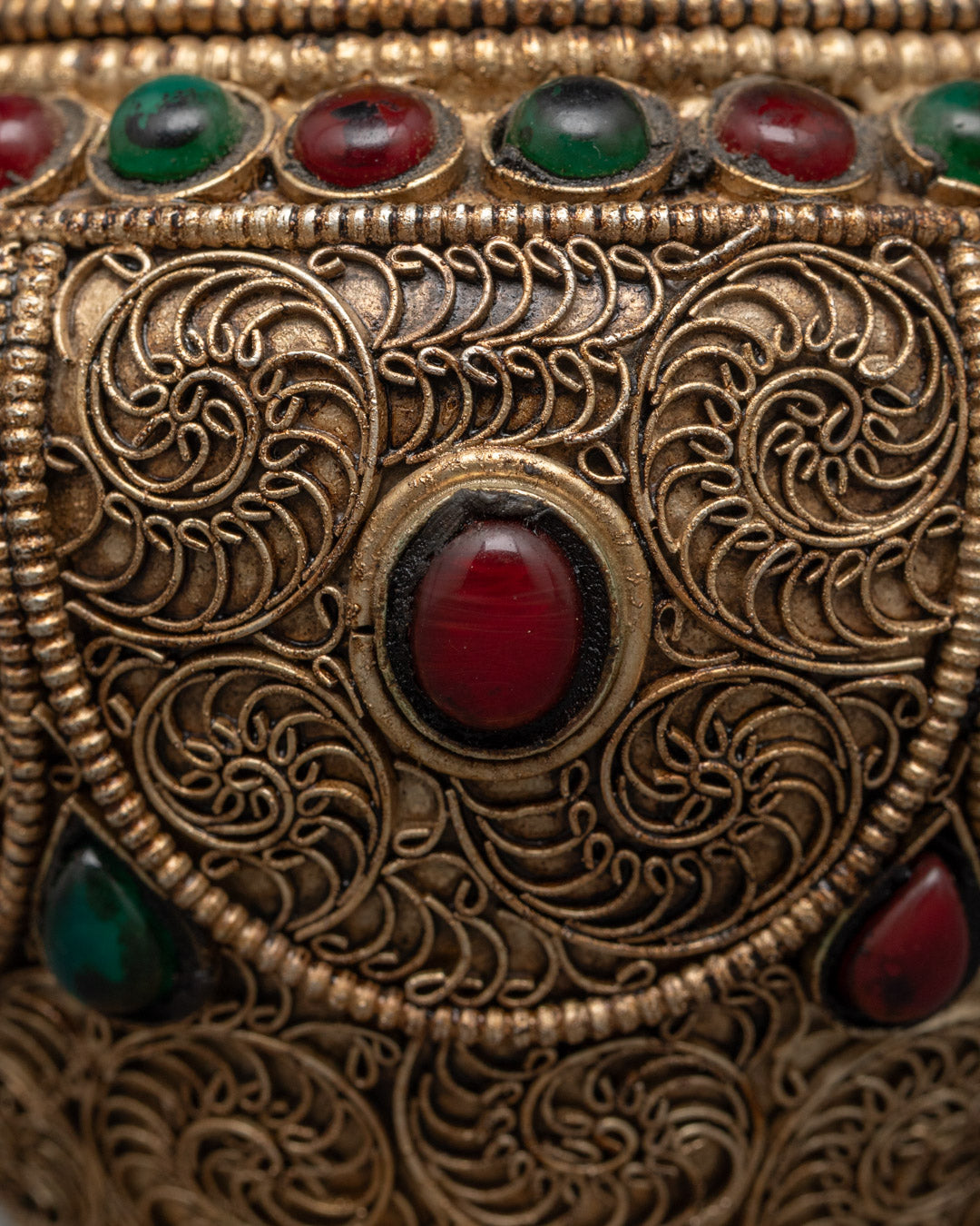 Traditional Himalayan Puja Vessel | Ethnic Ritual Containers