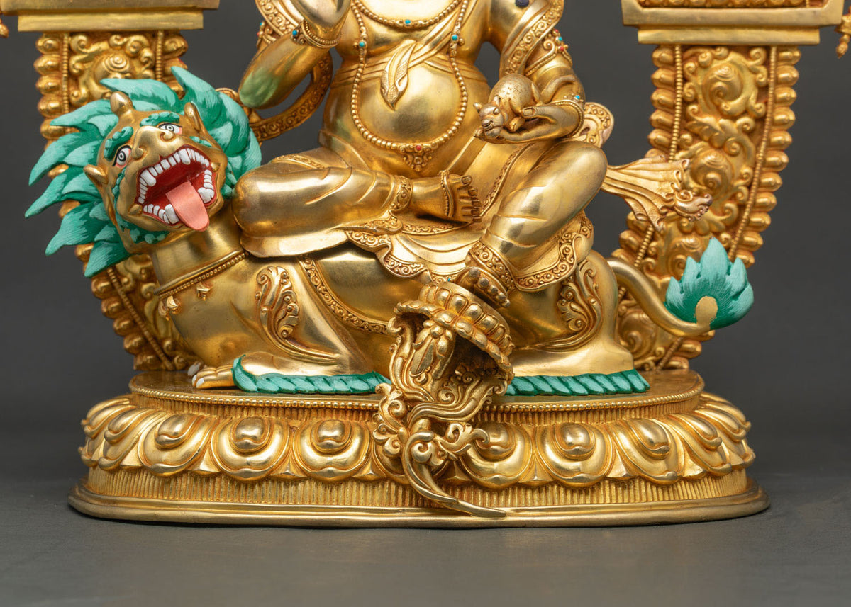 Large Namtoshe Vaishravana Statue – The Guardian King of North