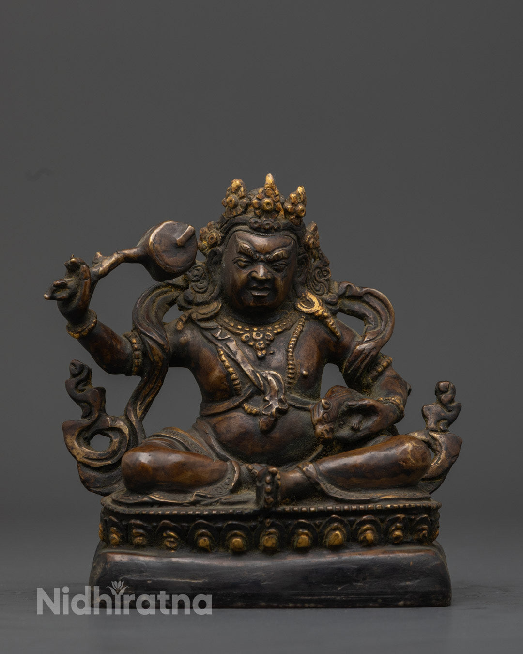 Tibetan Dzambhala Statue | Sacred Buddhist Idol for Money