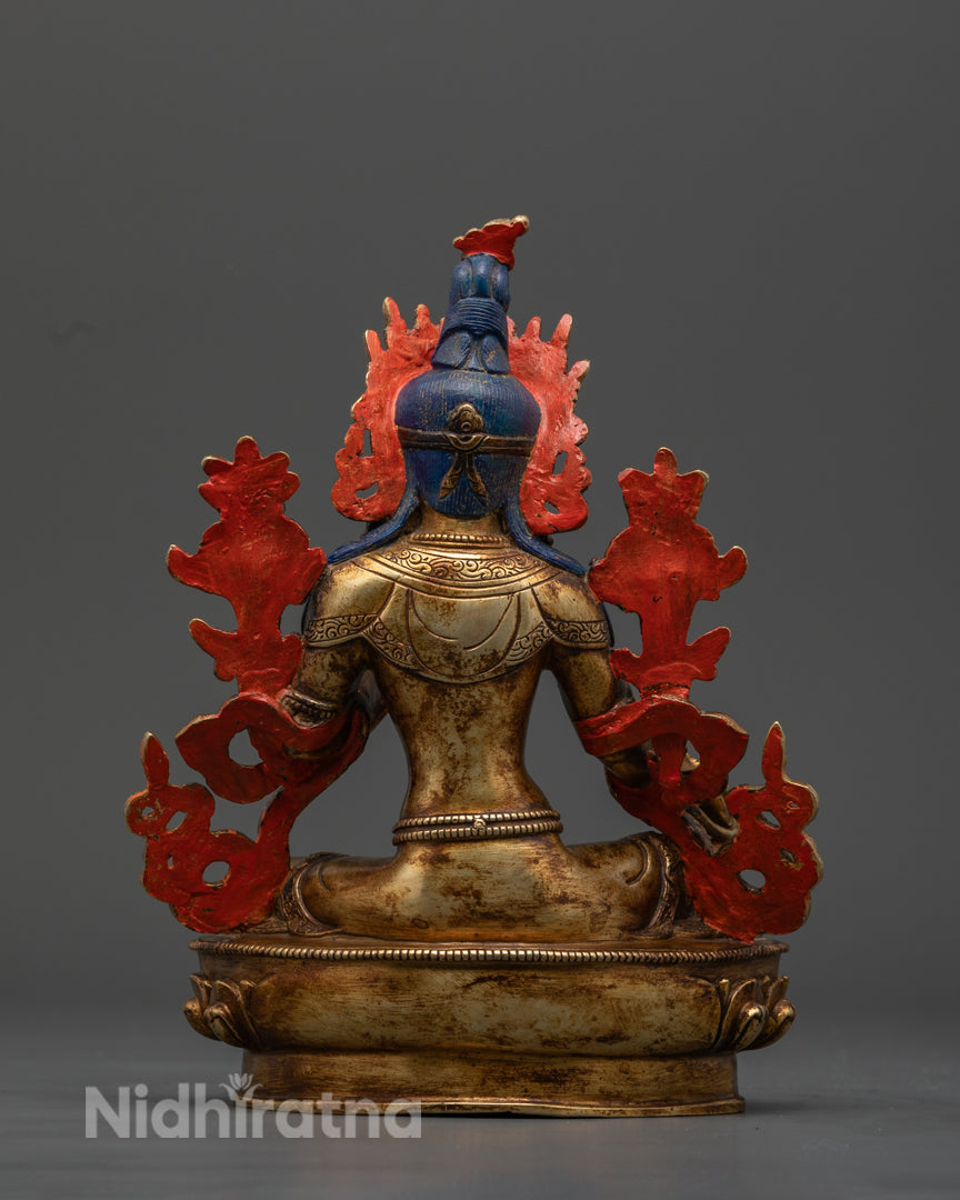 Sacred Antique Green Tara Statue