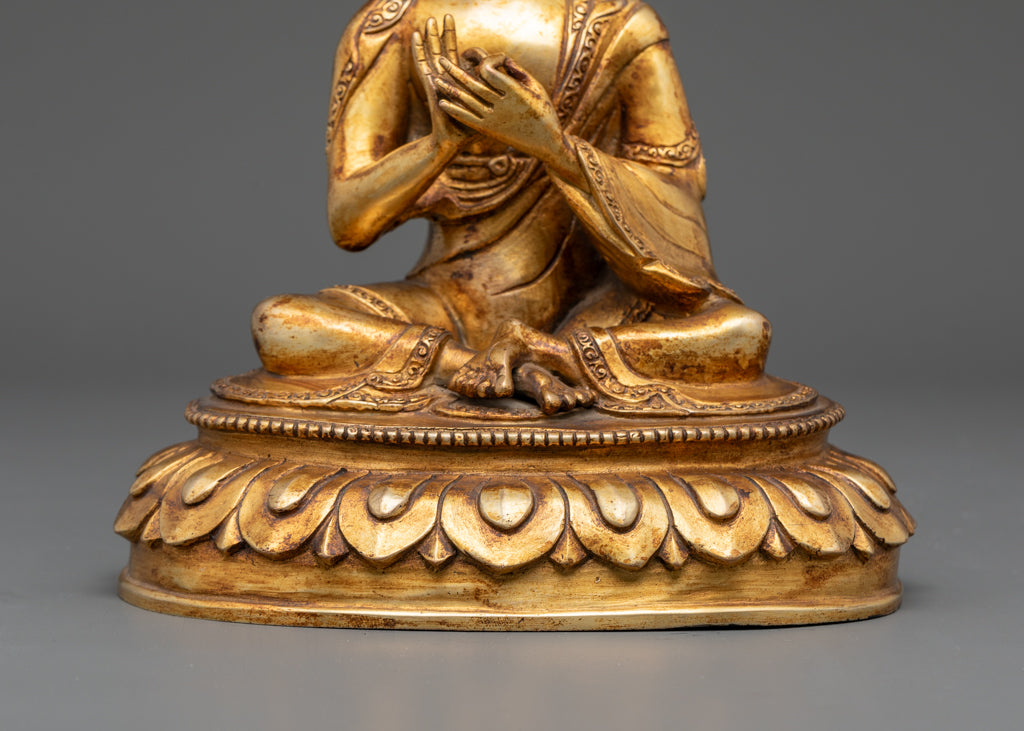 Antique Nagarjuna Statue | Himalayan Buddhist Sculpture