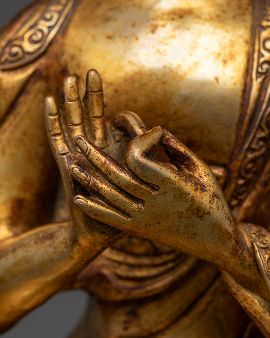 Antique Nagarjuna Statue | Himalayan Buddhist Sculpture