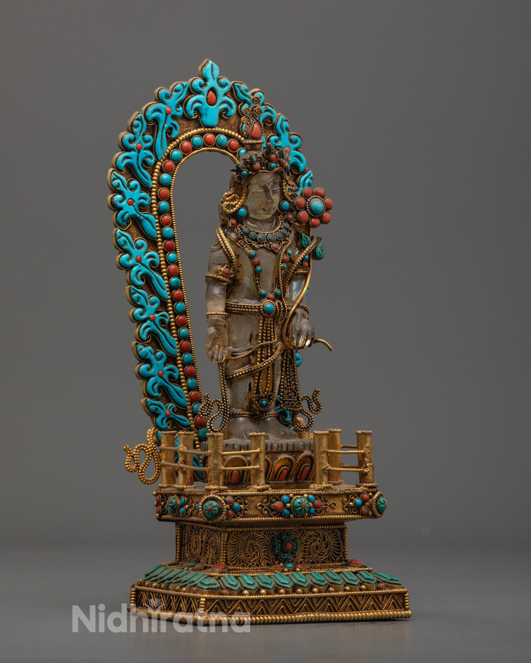 Avalokiteshvara Padmapani Statue | Stone Body