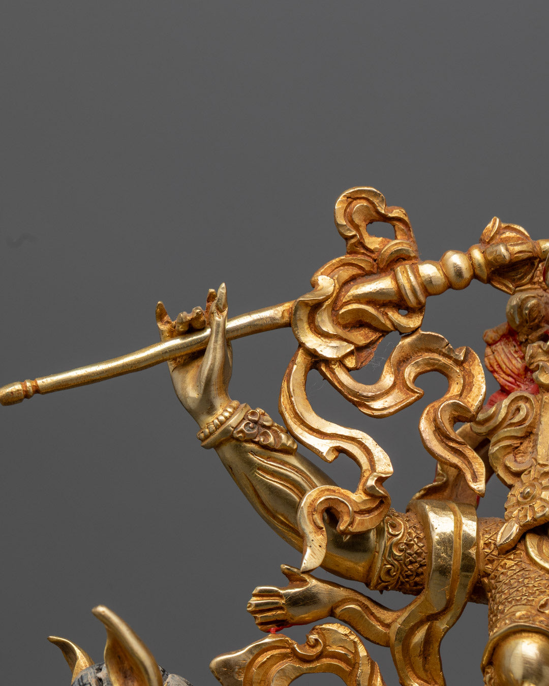 Authentic Palden Lhamo Sculpture | Handmade Tibetan Protector