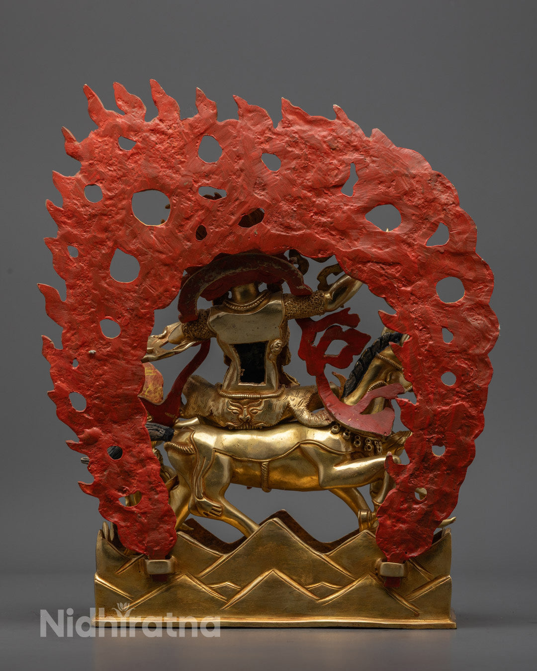 Authentic Palden Lhamo Sculpture | Handmade Tibetan Protector