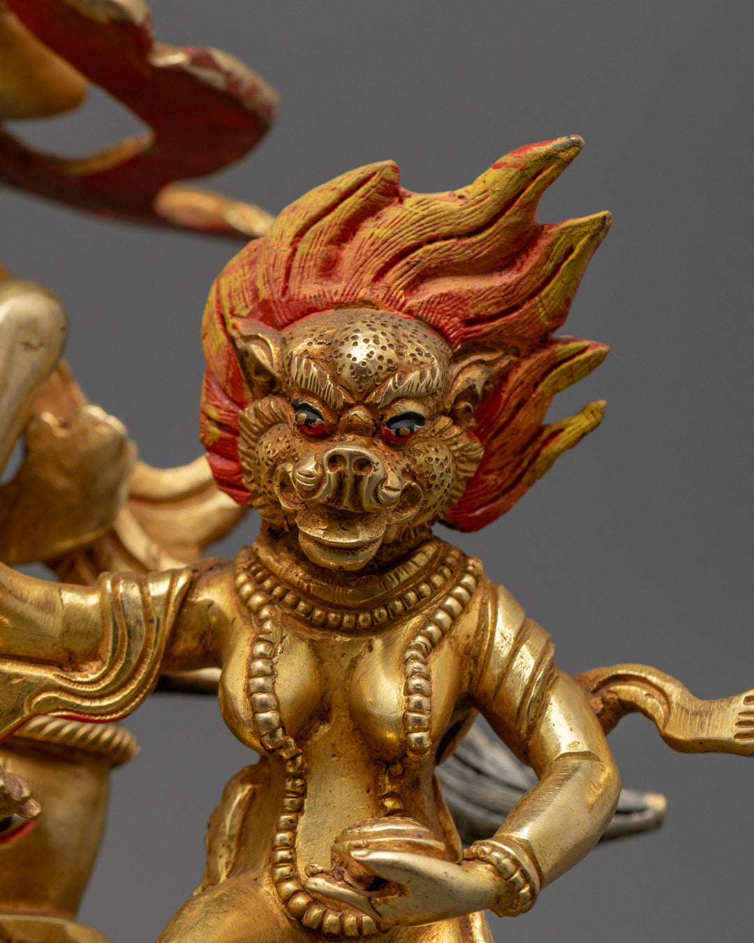 Authentic Palden Lhamo Sculpture | Handmade Tibetan Protector
