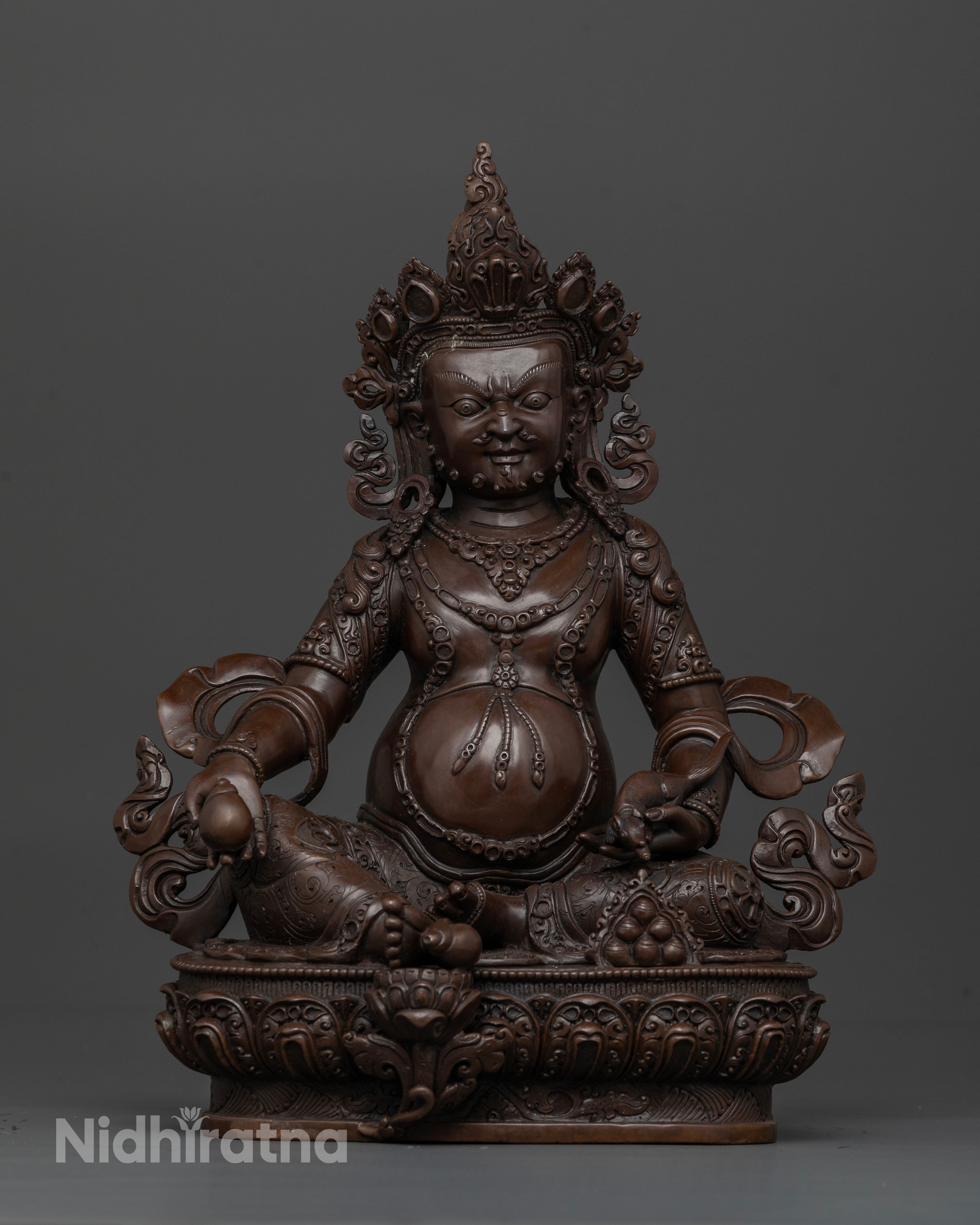 Sacred Dzambhala Statue: Blessings of Prosperity