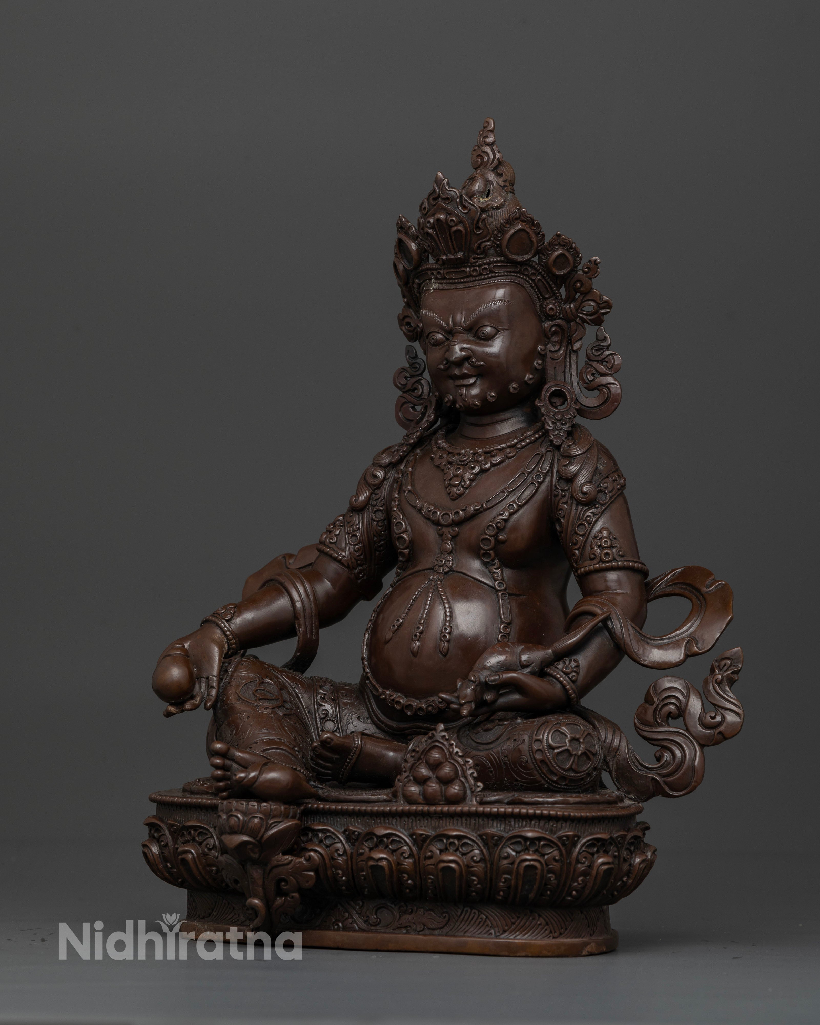 Sacred Dzambhala Statue: Blessings of Prosperity