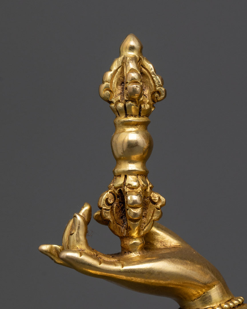 Handcrafted Prajna Paramita Statue | Handcrafted 24K Gold Statue