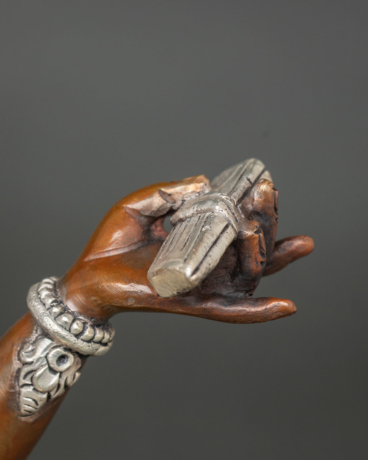 Oxidized Prajnaparamita Copper Statue – Perfection of Wisdom Sculpture