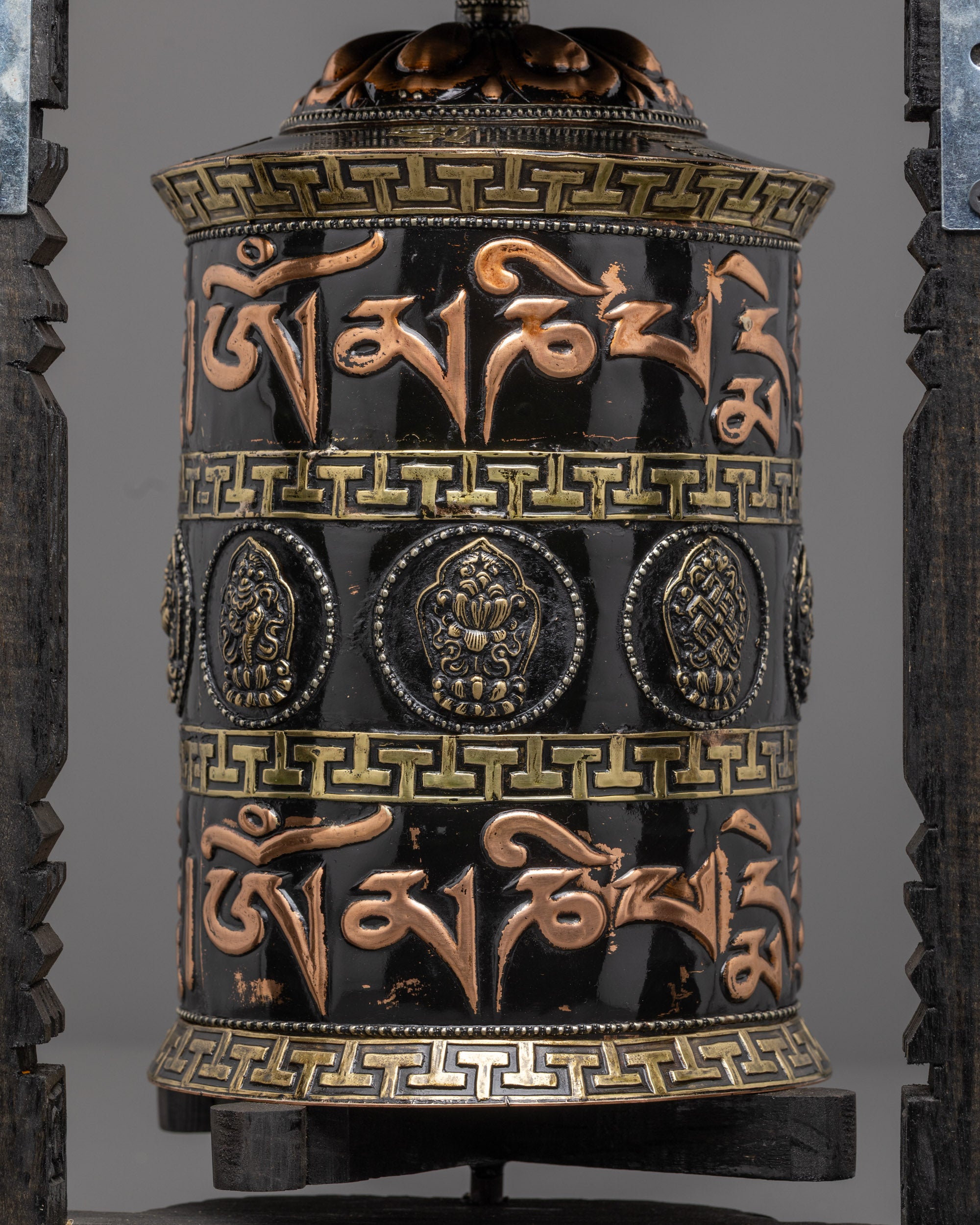 Classic Prayer Wheel | Expert Craftsmanship for Home or Shrine