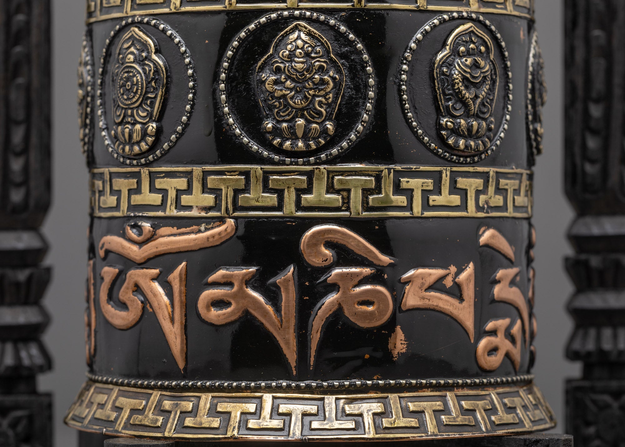 Classic Prayer Wheel | Expert Craftsmanship for Home or Shrine