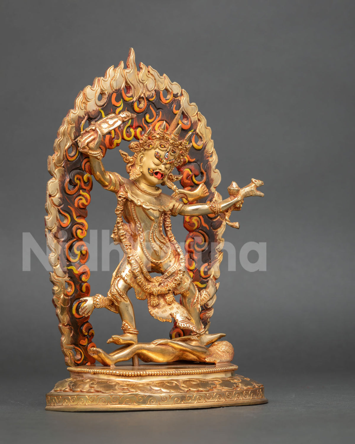 Rahula Buddhist Sculpture Set | Traditional Nepalese Art