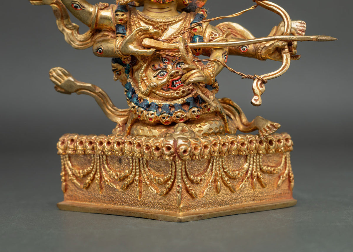 Rahula Buddhist Sculpture Set | Traditional Nepalese Art