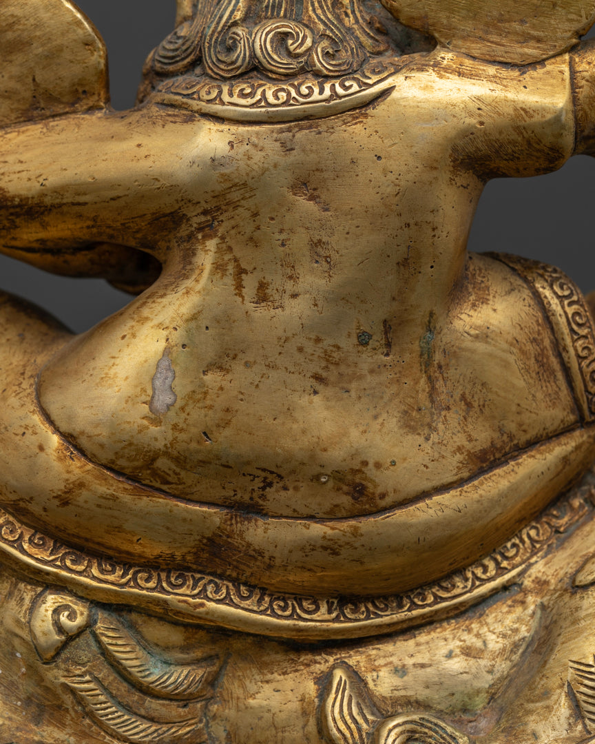 Dorje Legpa Statue | Hand-Carved Buddhist Sculpture