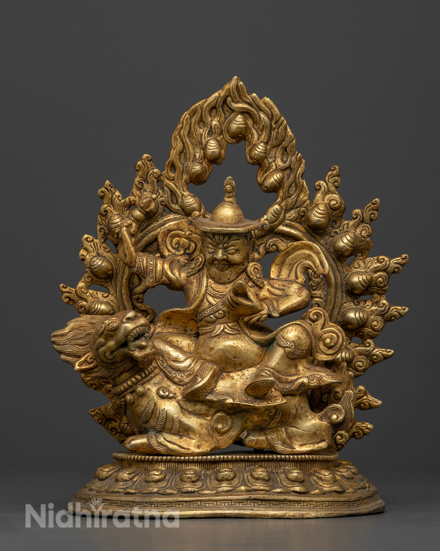 Dorje Legpa Statue | Hand-Carved Buddhist Sculpture
