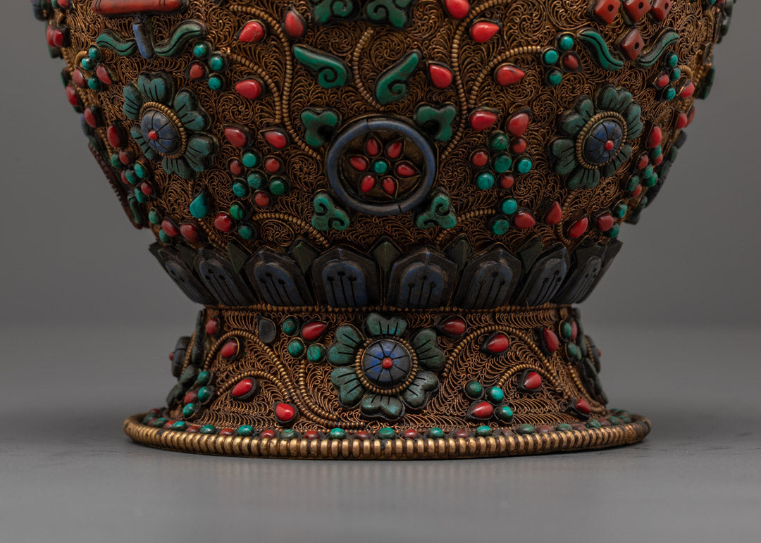 Tibetan Dhupur Rice Pot for Offerings