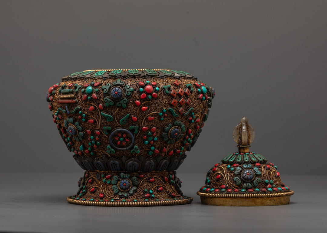 Tibetan Dhupur Rice Pot for Offerings