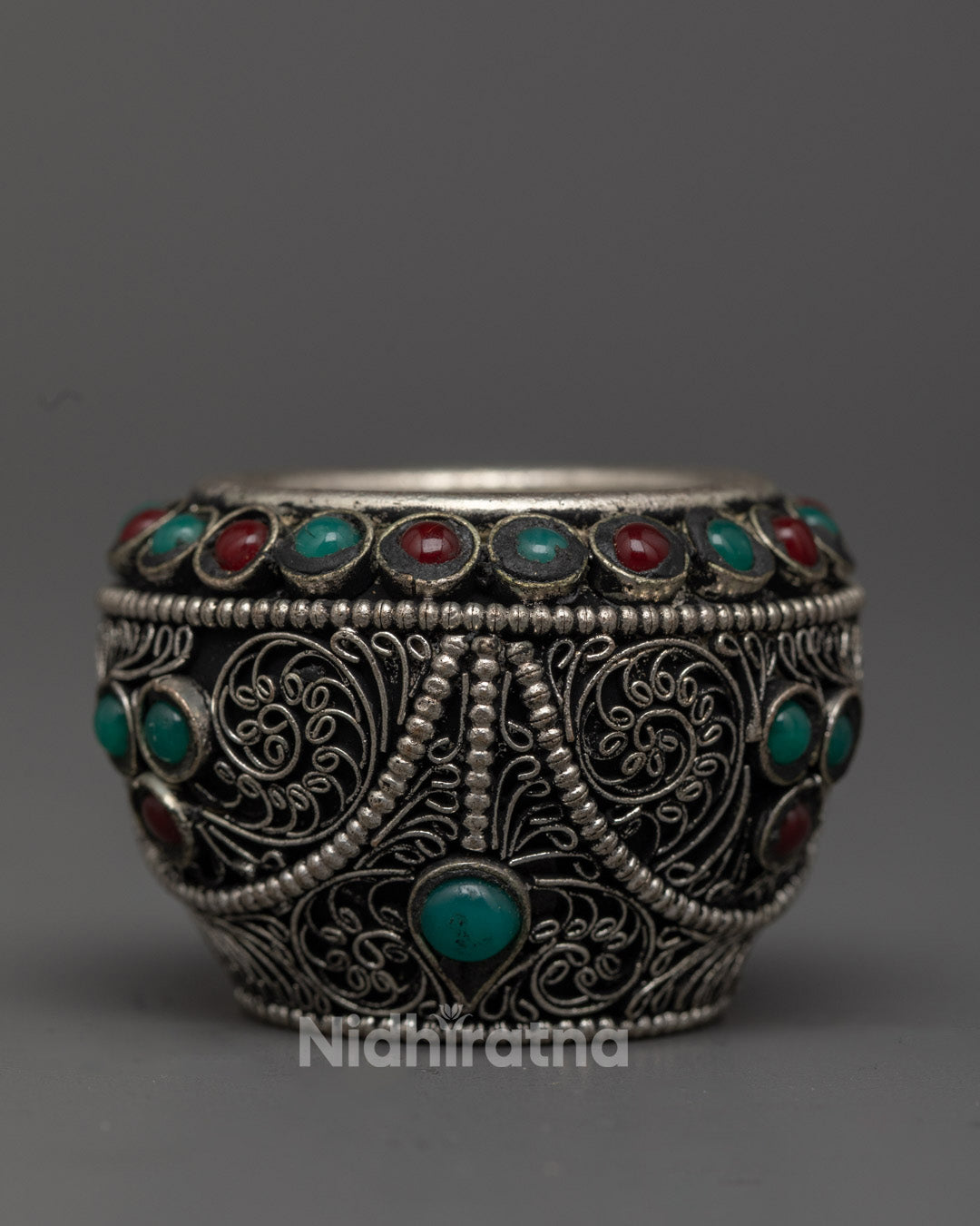 Silver Ricepot | Himalayan Sacred Art