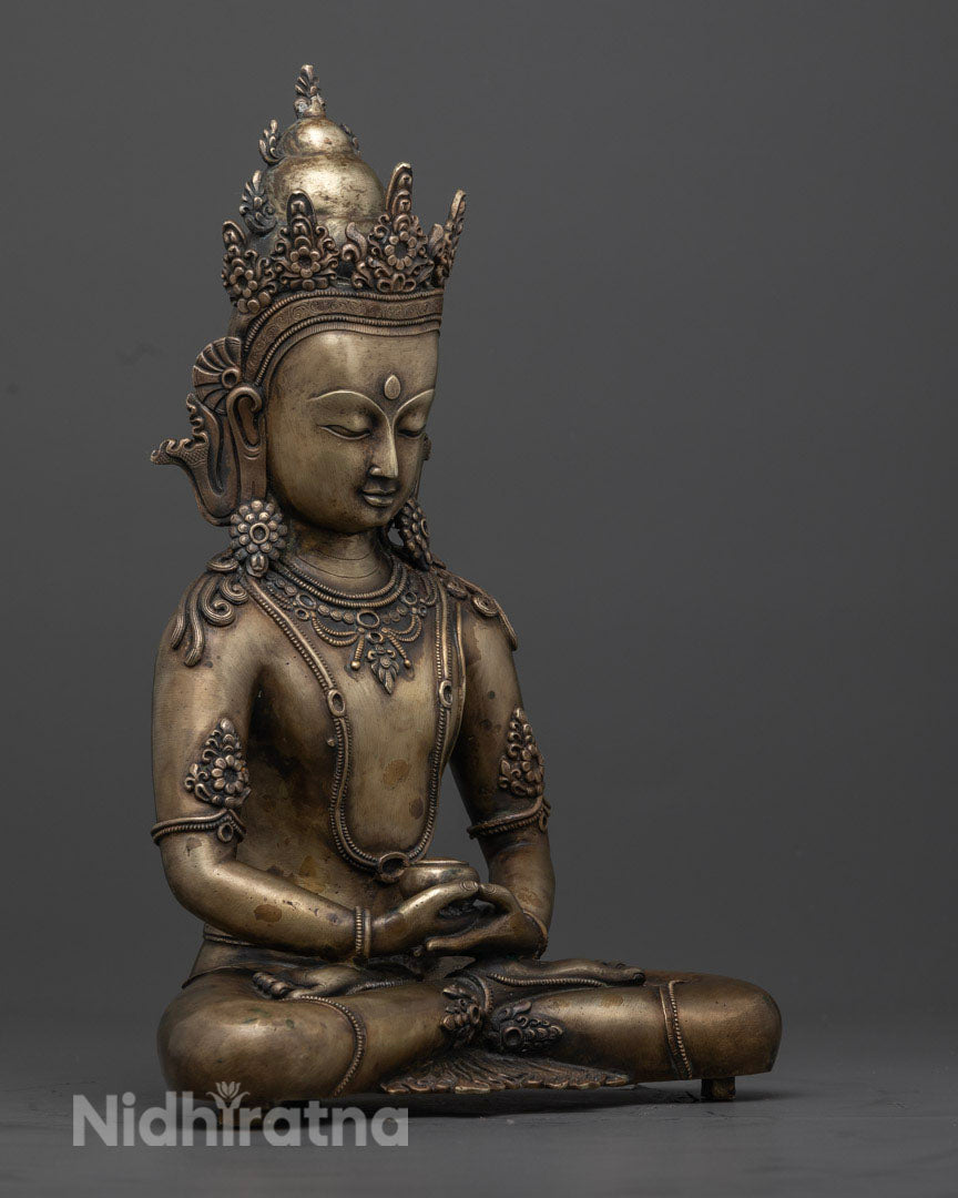 Amitabha Buddha Statue | Buddha Amitabha statue | Antique Amitabha Buddha Statue