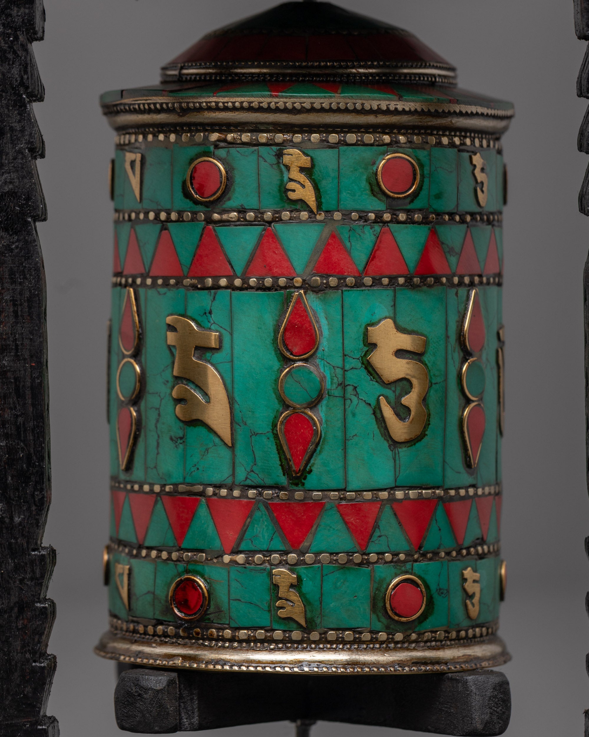 Artisan-Made Prayer Wheel | Traditional Ritual Tool for Inner Peace