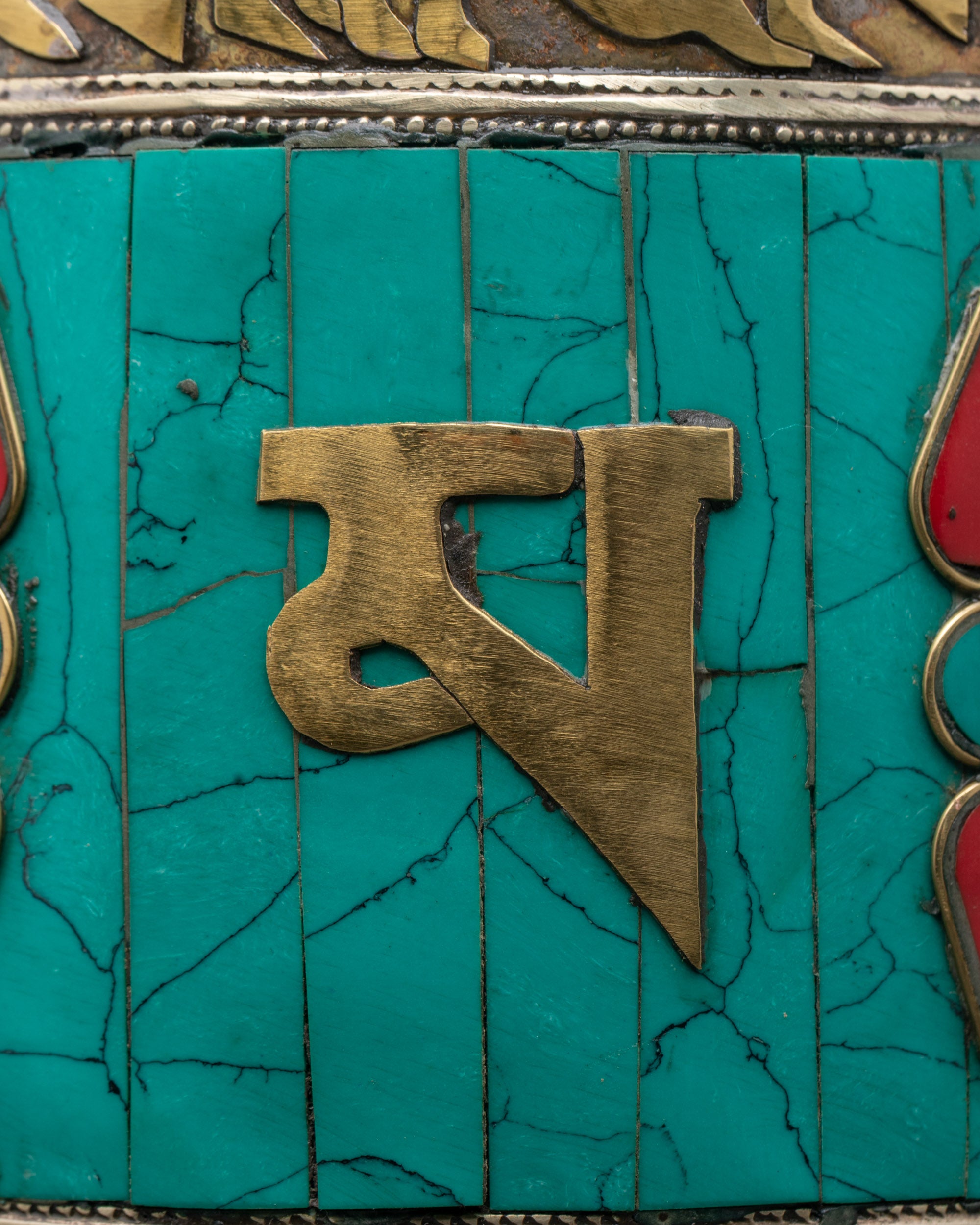 Spinning Tibetan Prayer Wheel | Handmade Buddhist Mantra Wheel