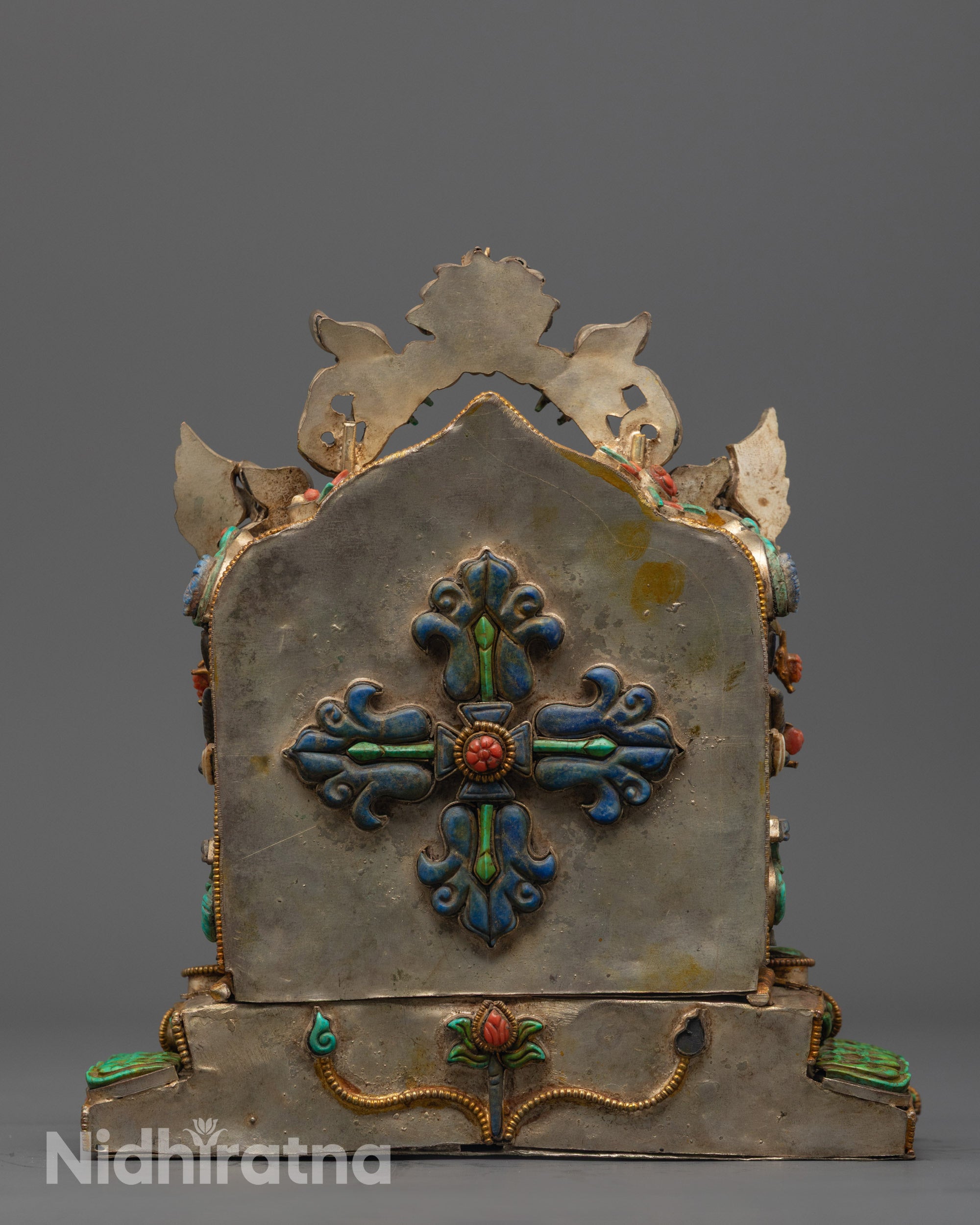 Spiritual Chenrezig Ghau Box | Handmade Tibetan Buddhist Prayer Box