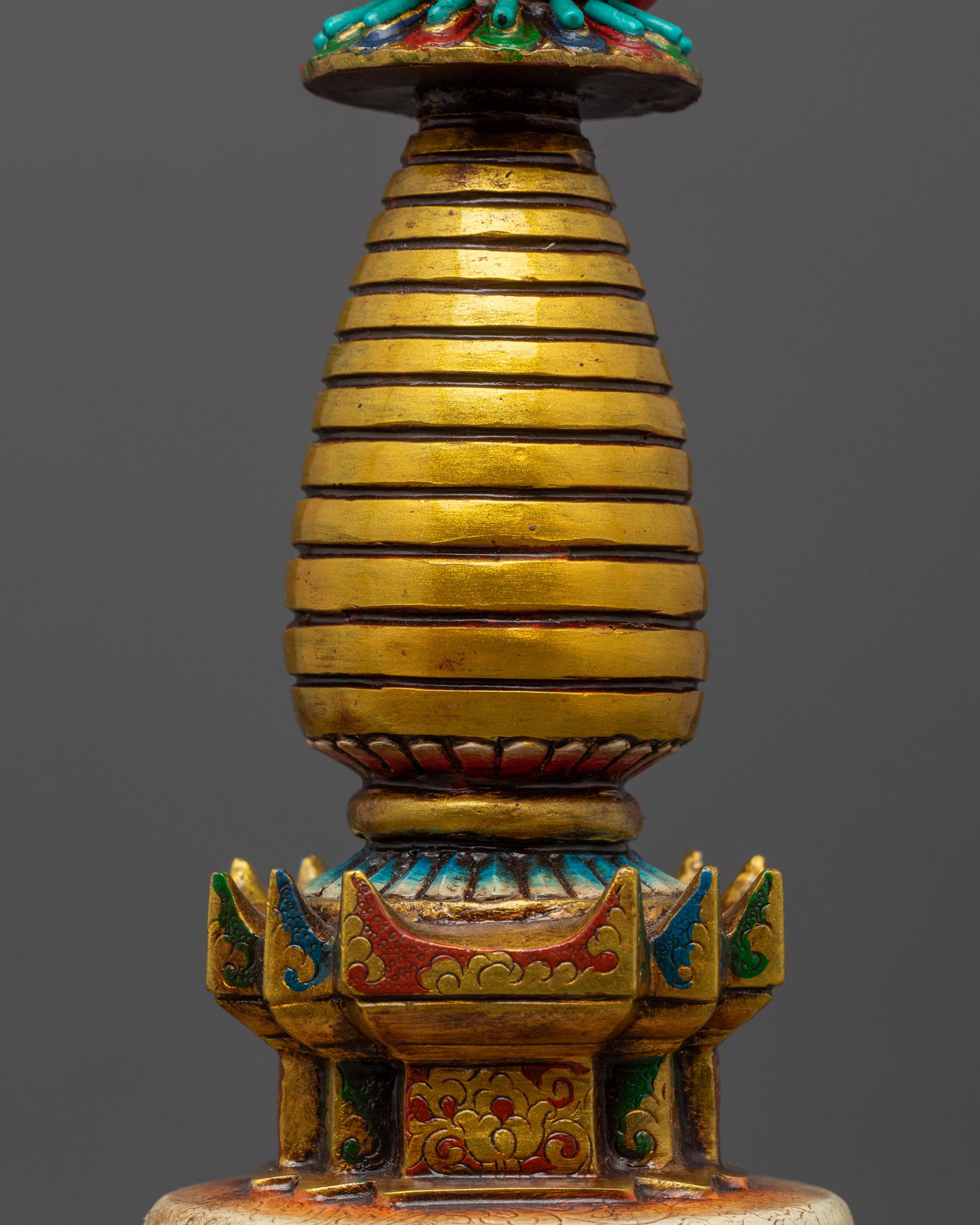 Hand-Carved Kadampa Stupa | Buddhist Spiritual Monument