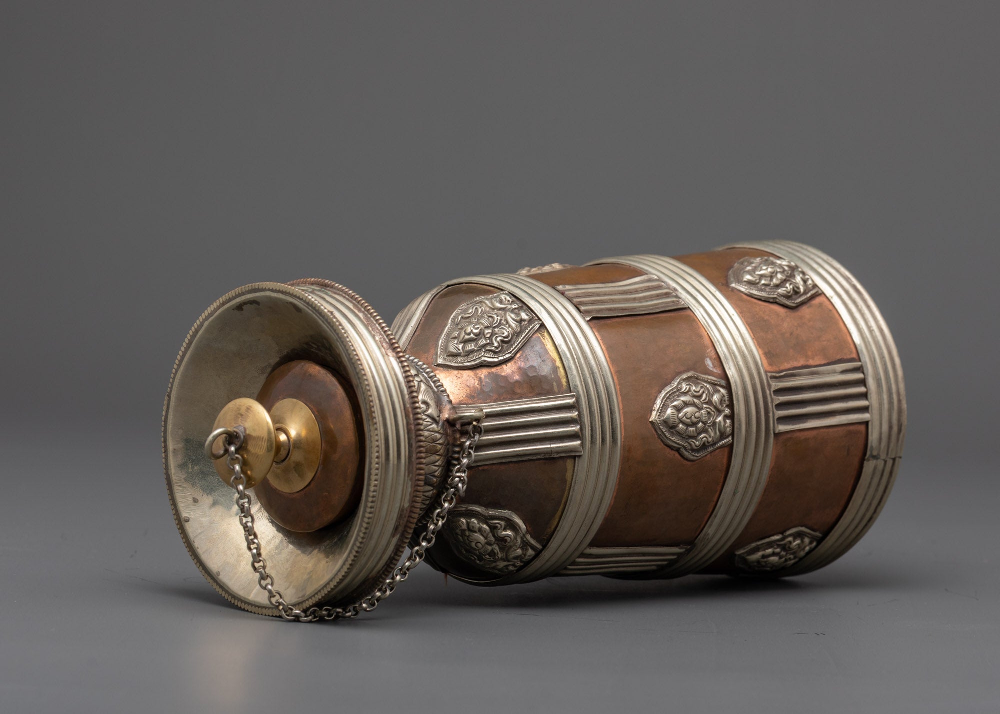 Artisan Copper Theki | Traditional Nepali Utensil