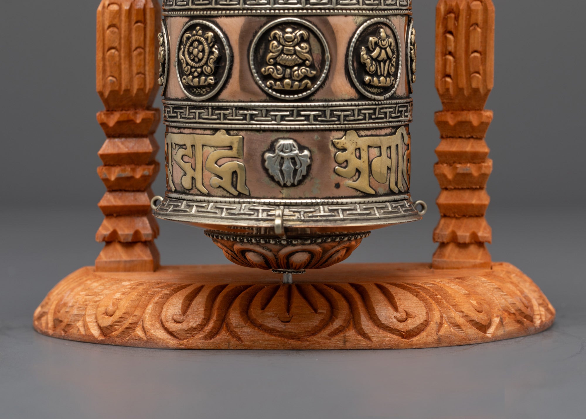 Mantra Prayer Wheel | Sacred Buddhist Spiritual Spinner Wheel
