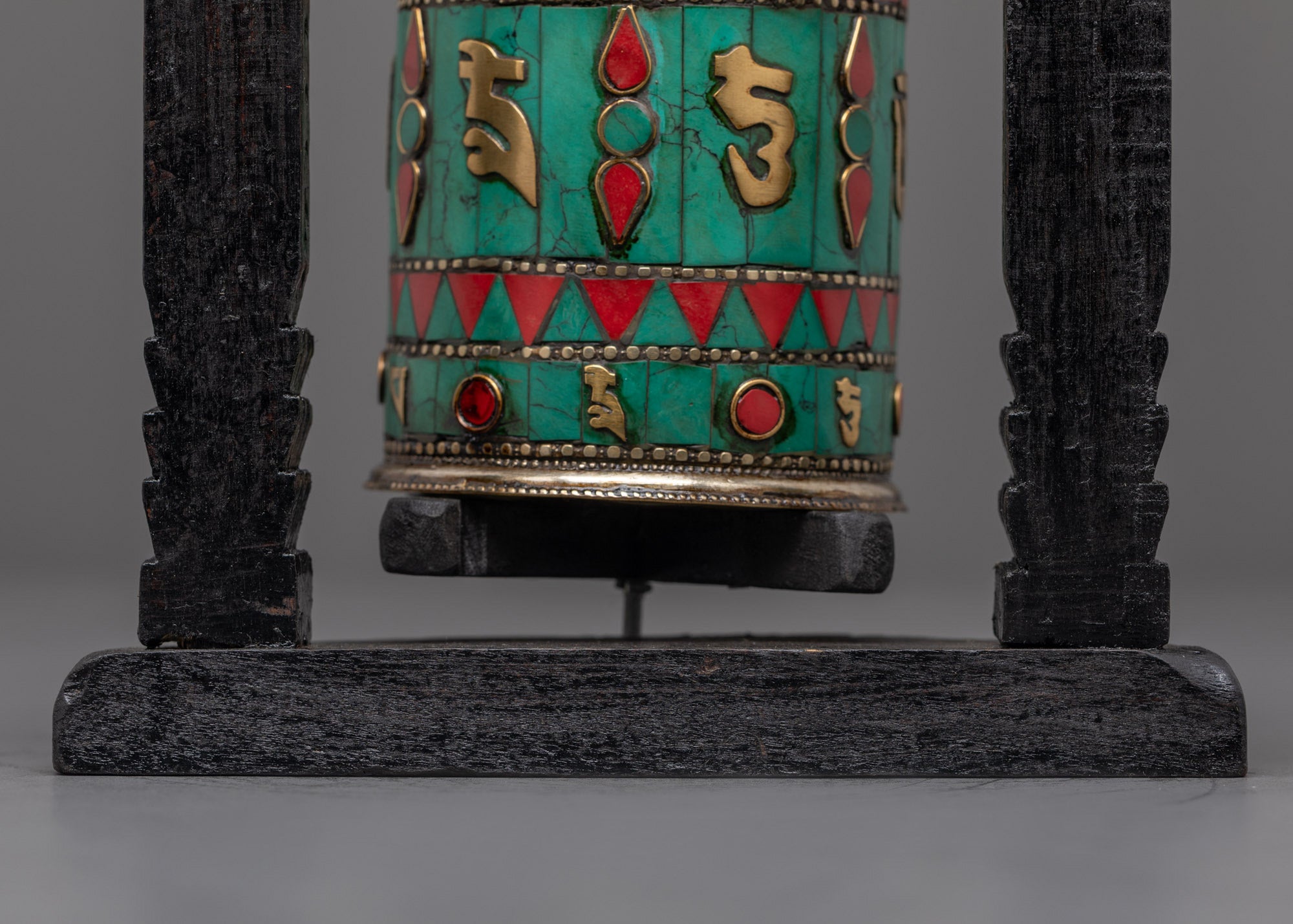 Artisan-Made Prayer Wheel | Traditional Ritual Tool for Inner Peace