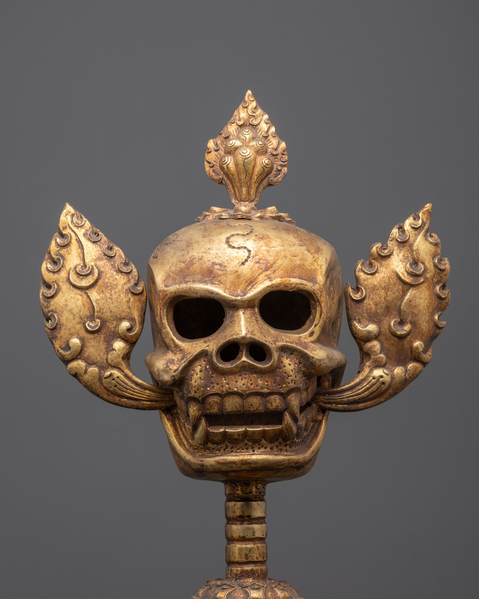 Sacred Citipati Skull Set | Handcrafted Buddhist Ritual Figures