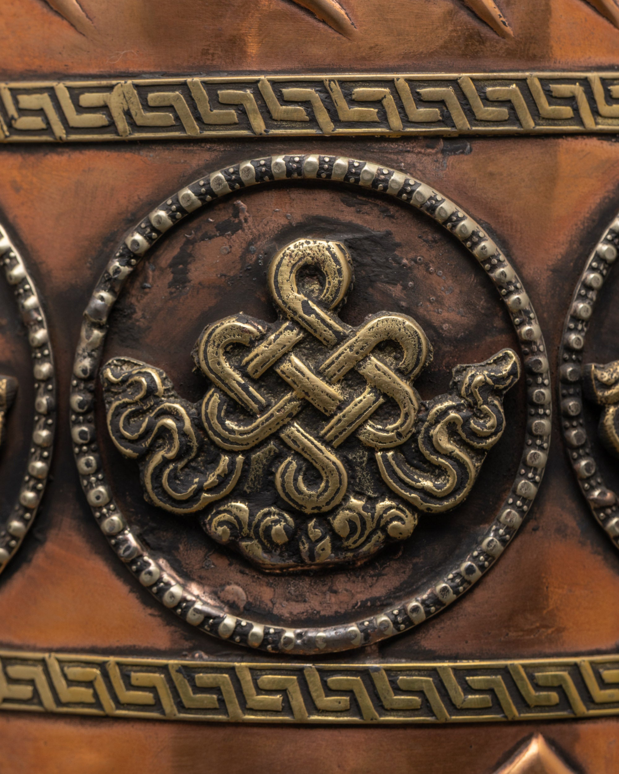 Ashtamangala Prayer Wheel | Handmade Tibetan Buddhist Wheel