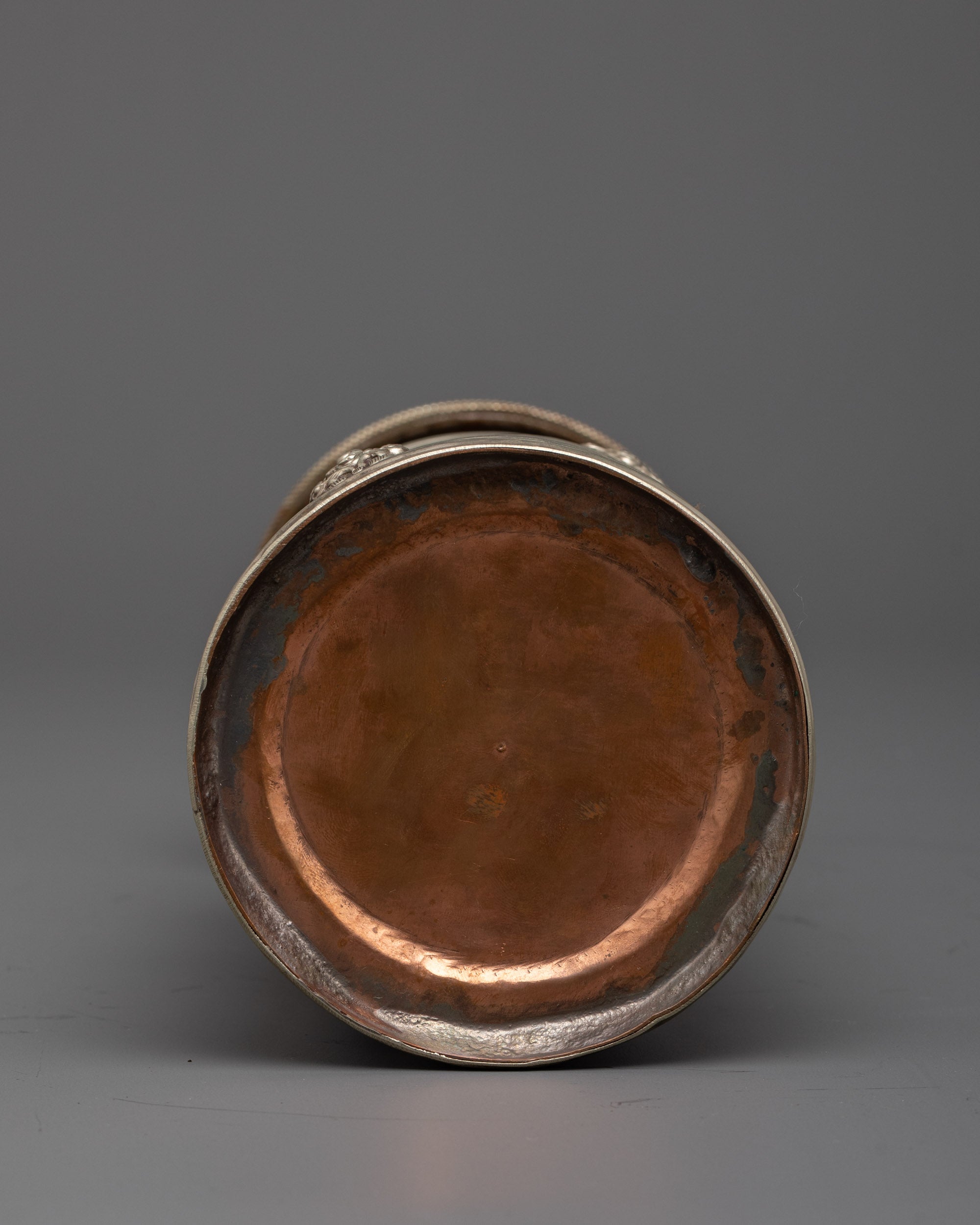 Artisan Copper Theki | Traditional Nepali Utensil
