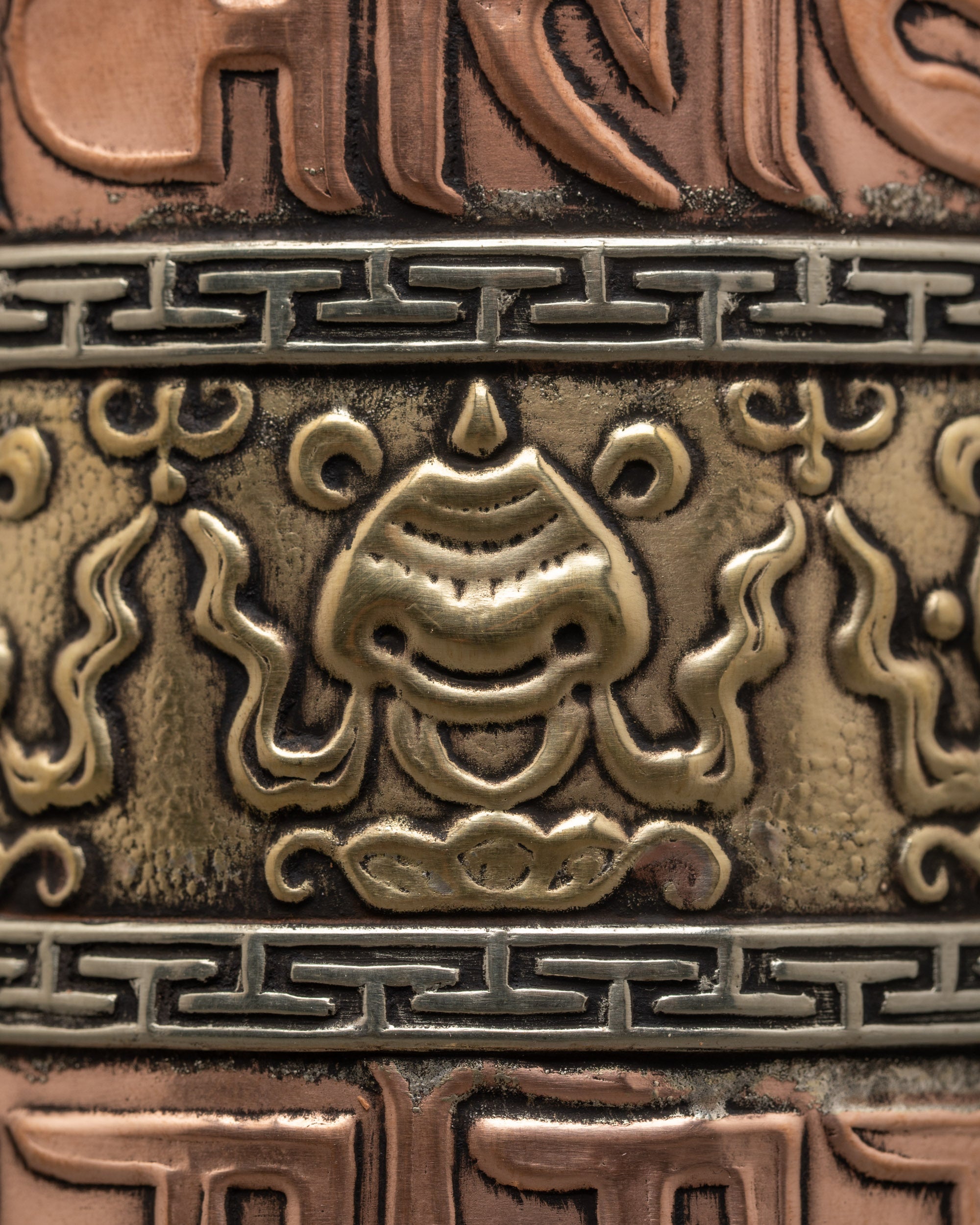 Exquisite Auspicious Prayer Wheel | Sacred Tibetan Mantra Spinner