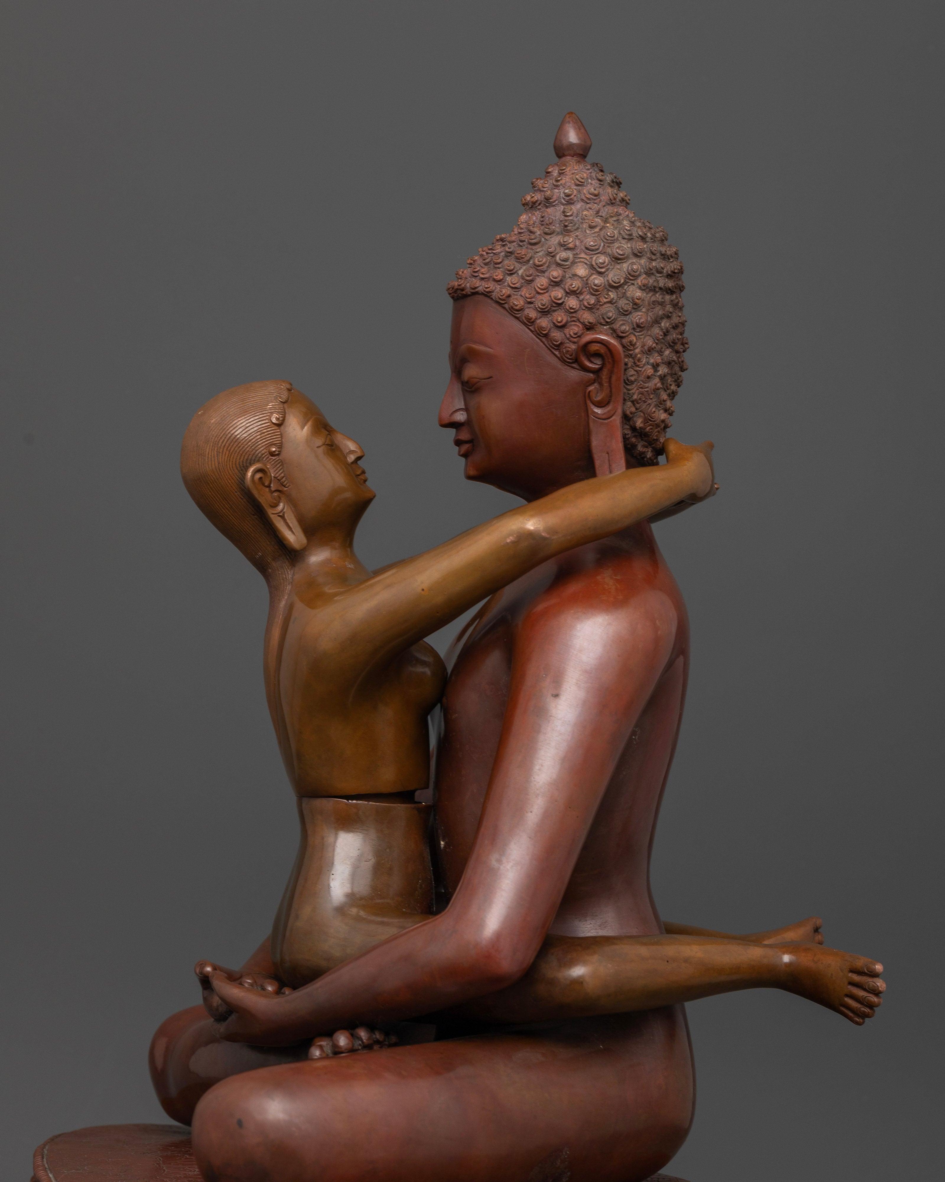 Elevate Your Space with a Samantabhadra and Consort Statue - Symbol of Unity and Harmony