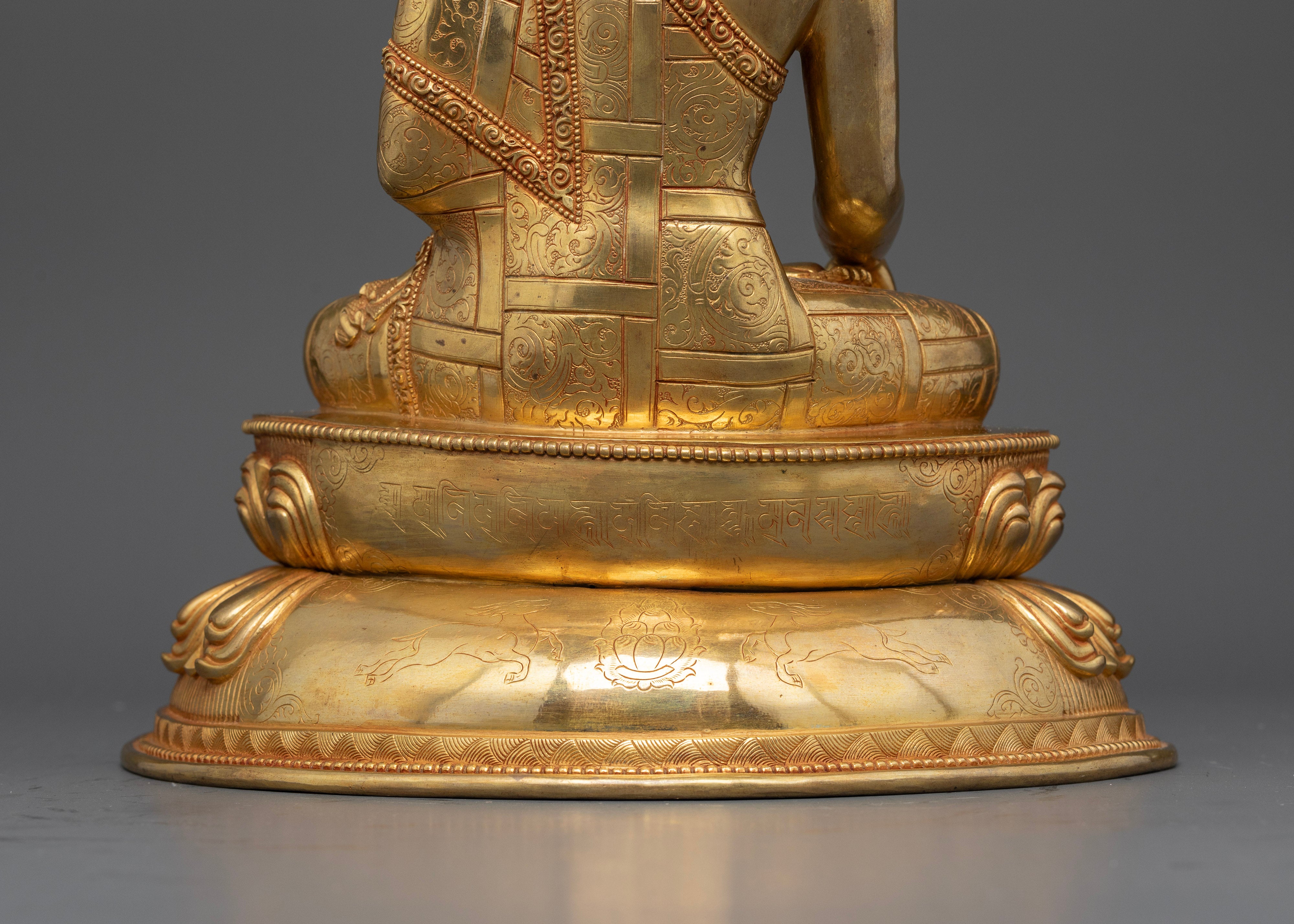 Impeccably Crafted Shakyamuni Buddha Statue