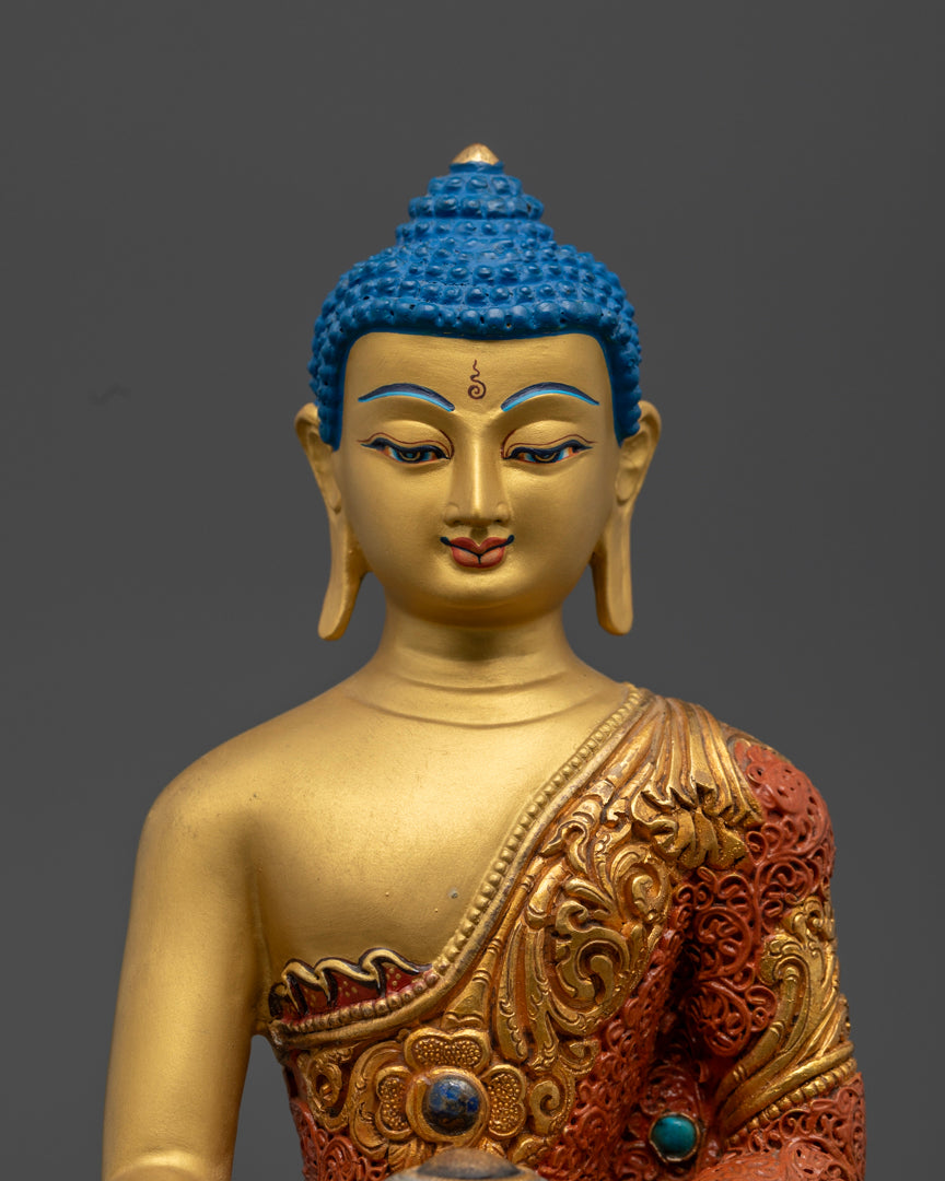 Vajrayana Shakyamuni Buddha Statue | Tibetan Art