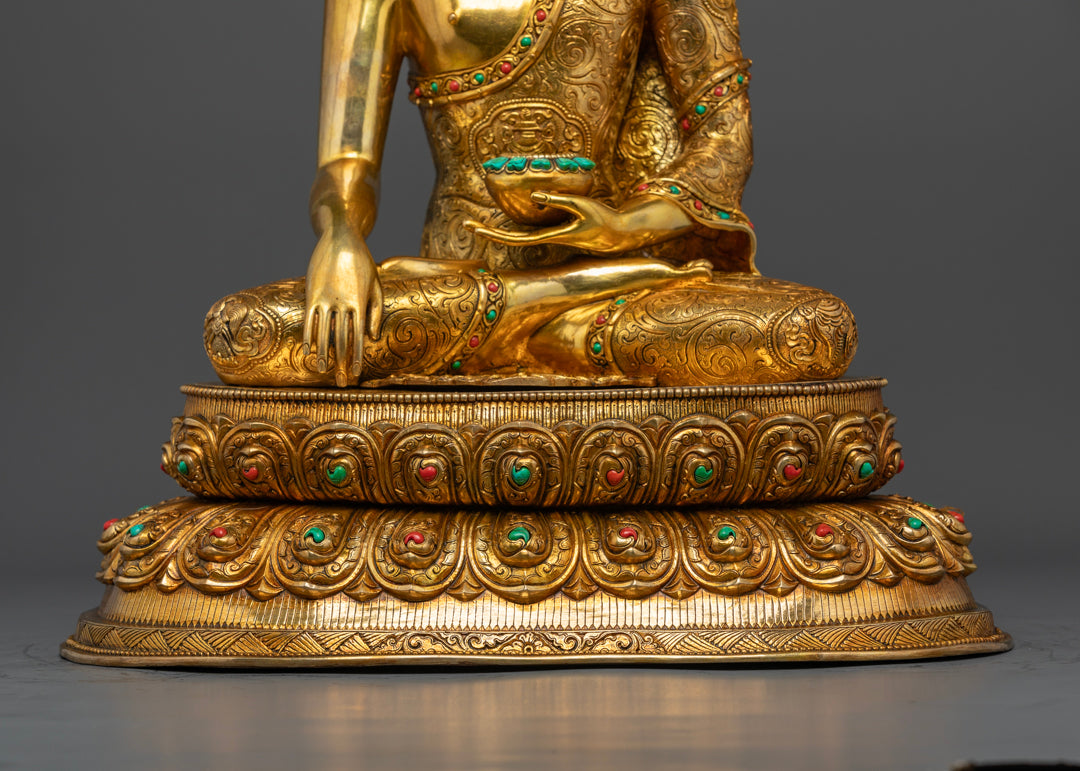 Shakyamuni Buddha Statue | Buddhist Hand-carved Art